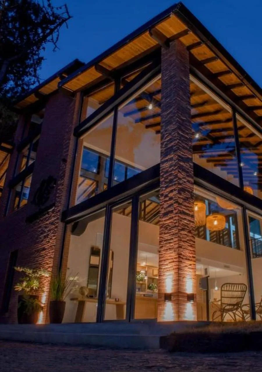 Facade/entrance in Carilo Hills by bund