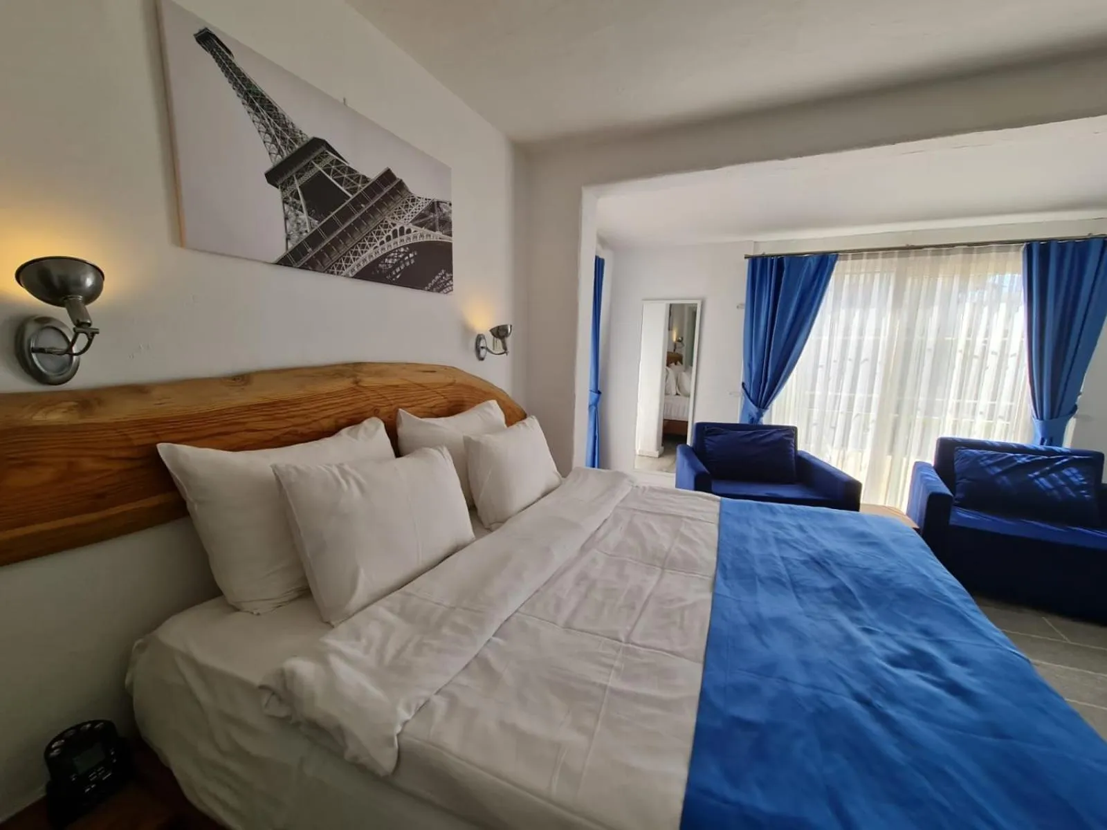 Photo of the whole room, Bed in Rebetiko Hotel