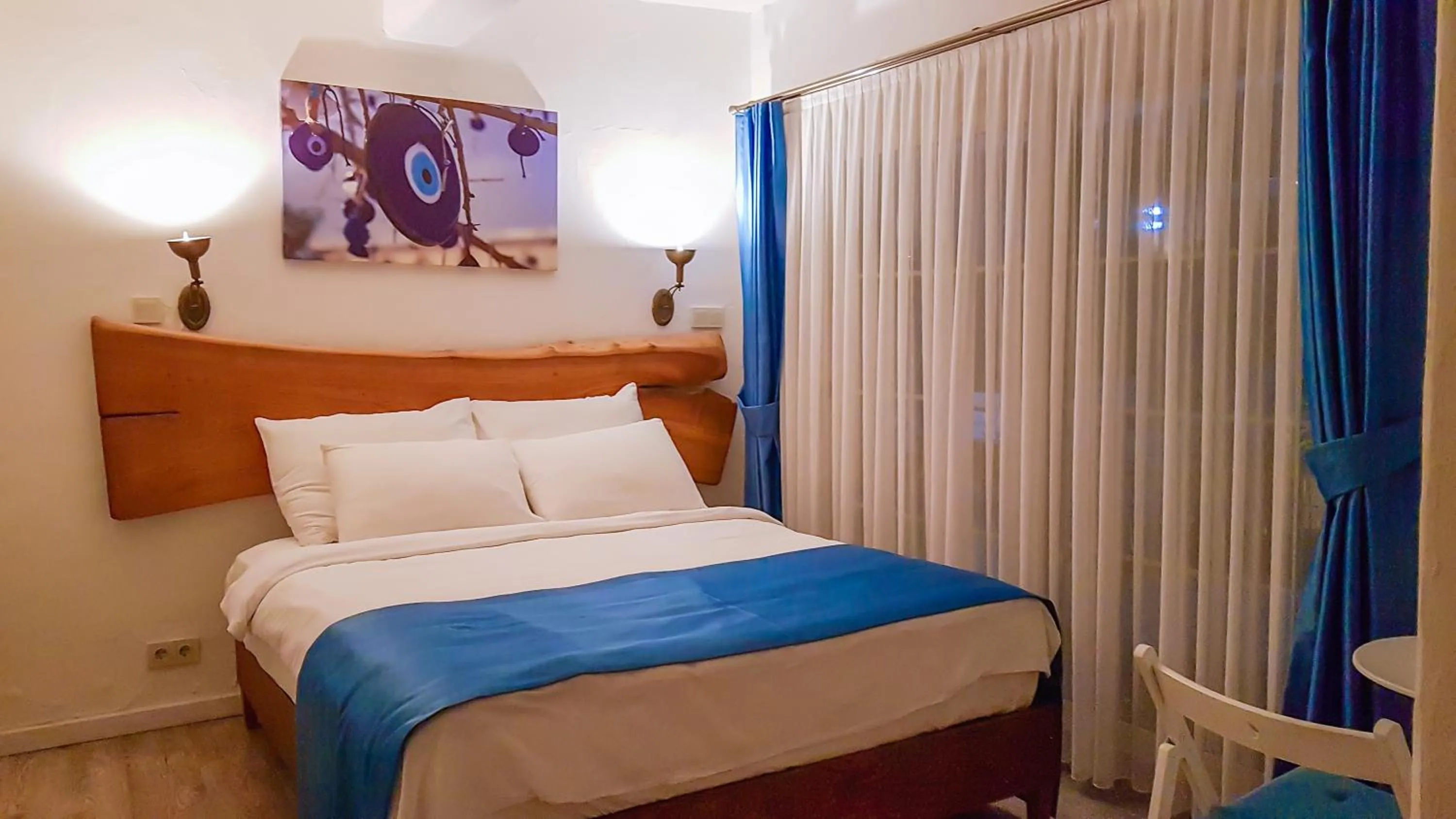 Bed in Rebetiko Hotel