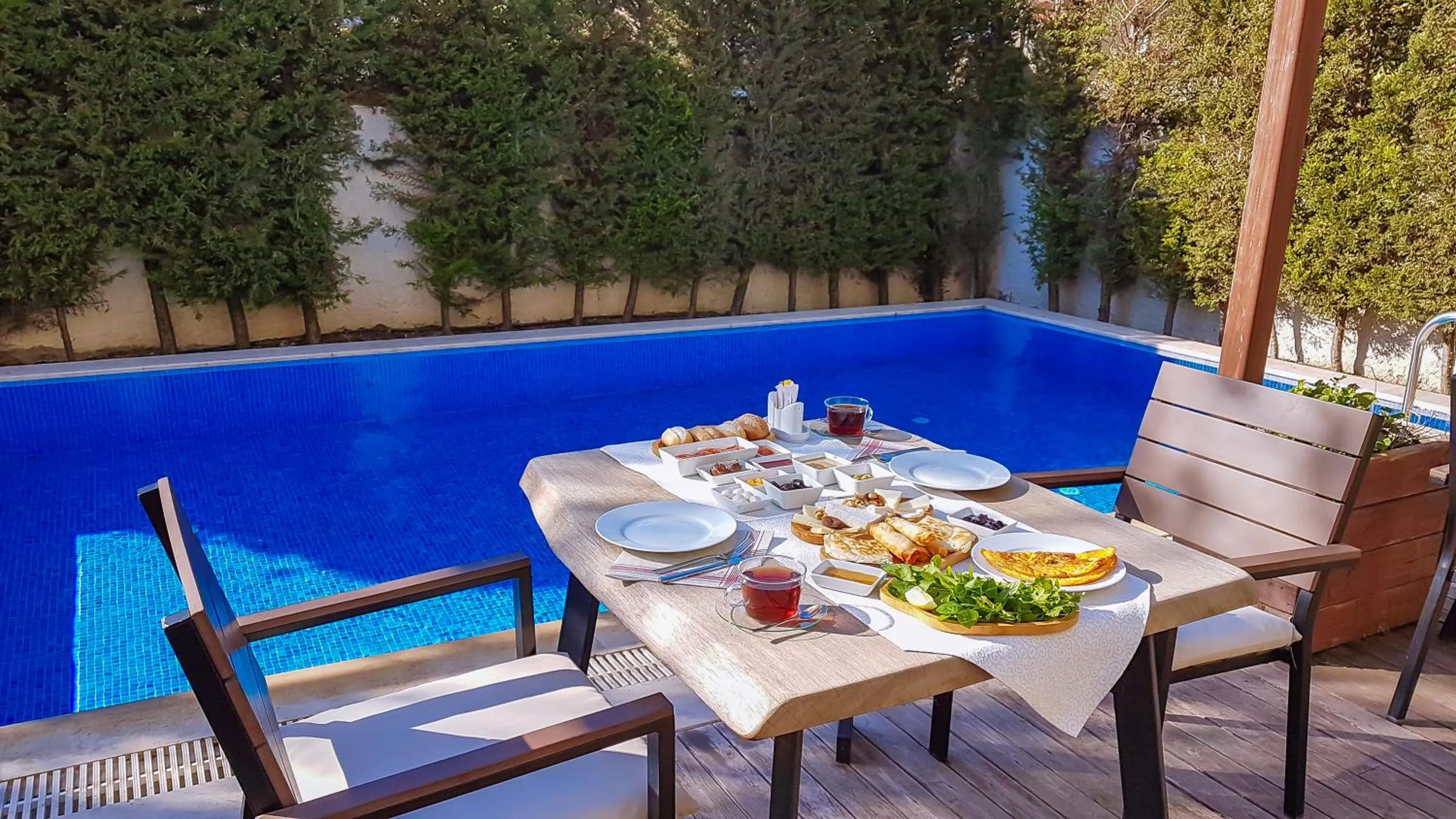 Patio in Rebetiko Hotel