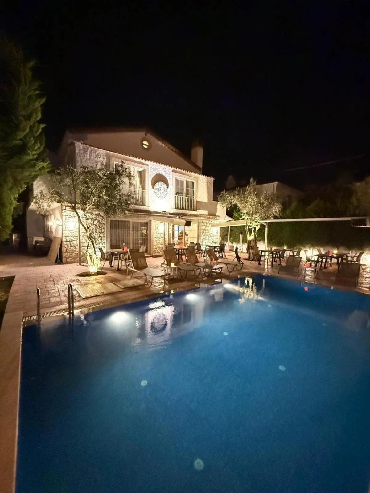 Swimming pool in Rebetiko Hotel