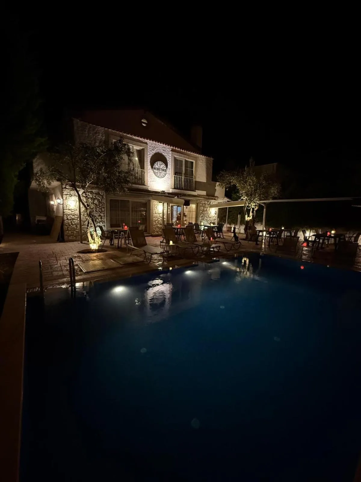 Swimming pool in Rebetiko Hotel