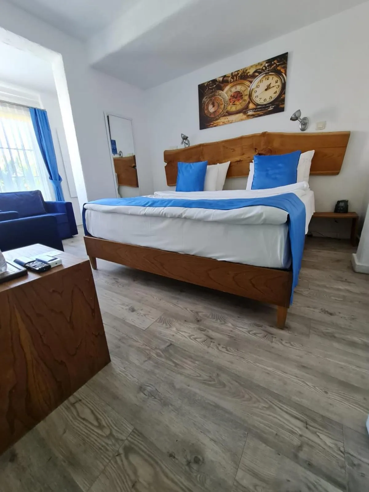 Photo of the whole room, Bed in Rebetiko Hotel