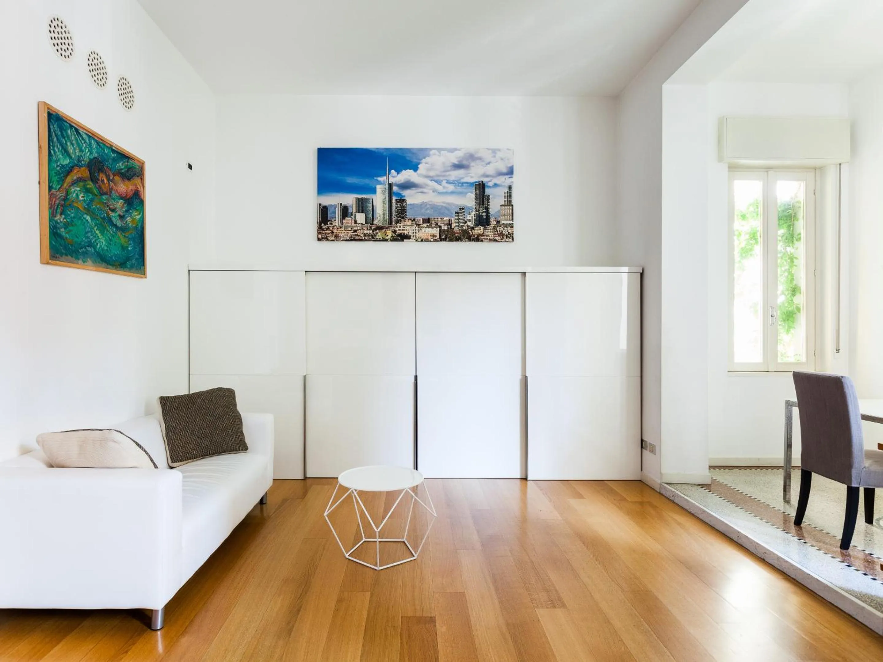 Living room, Bed in easyhomes - Piola Bazzini