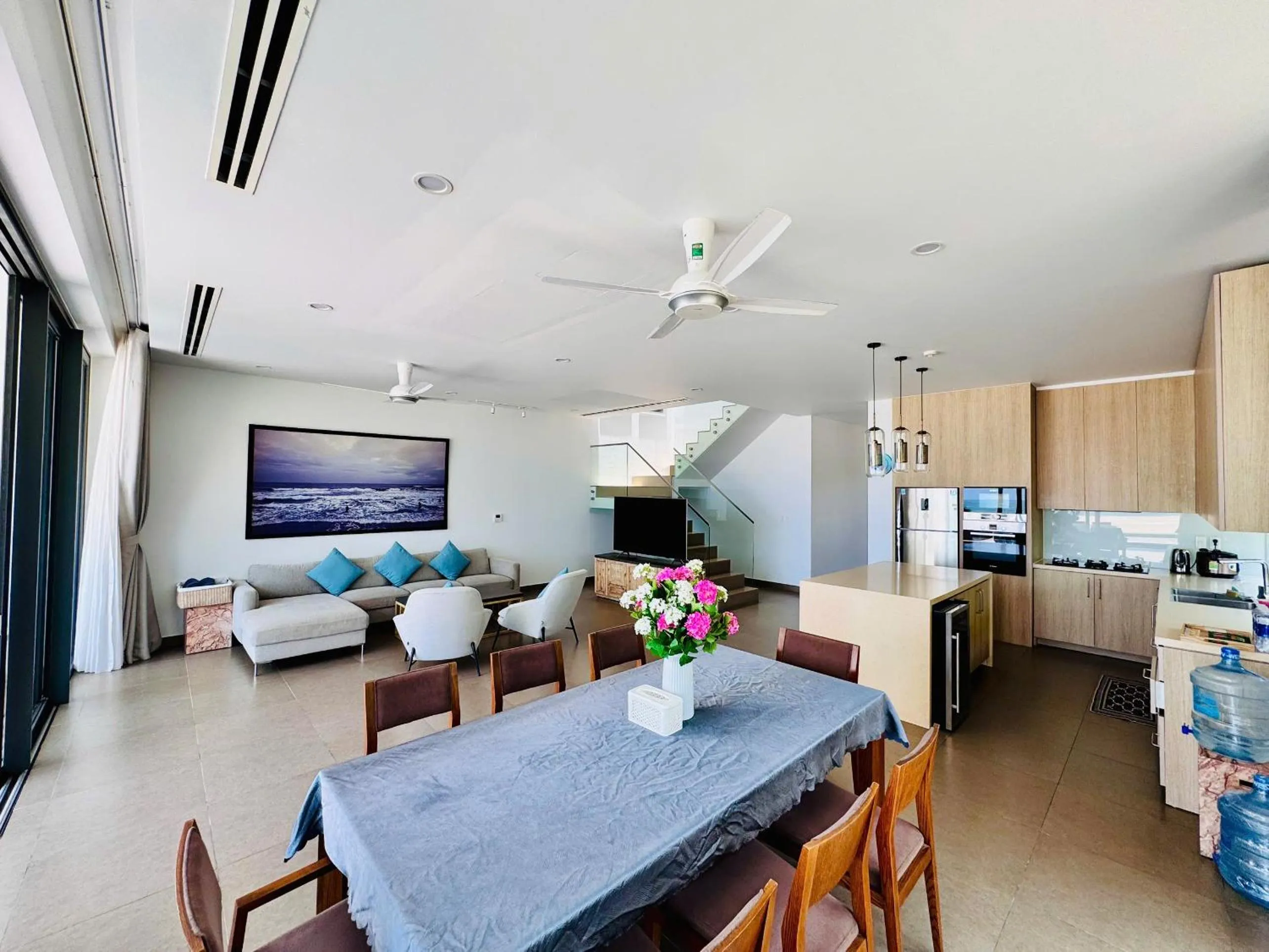 Beachfront 4 Bedrooms private pool villa Sanctuary Ho Tram resort