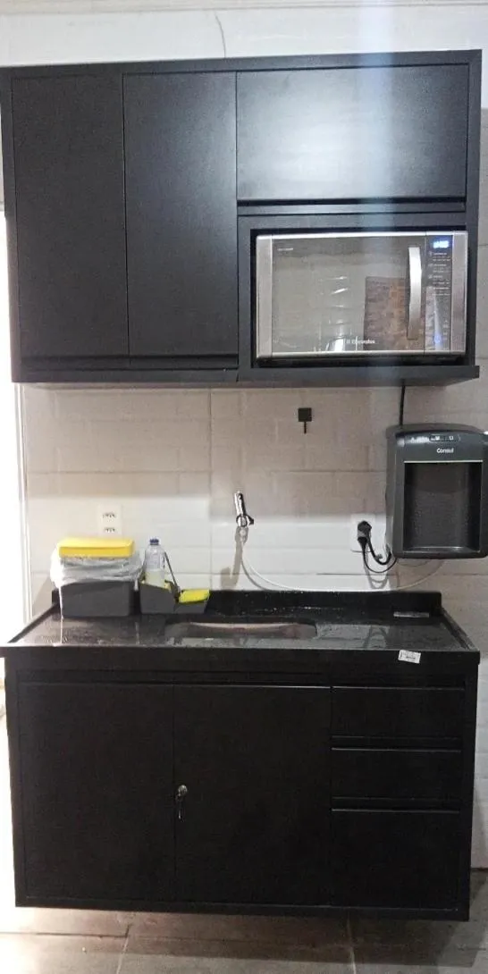 Kitchen or kitchenette in Vitoria Hostel