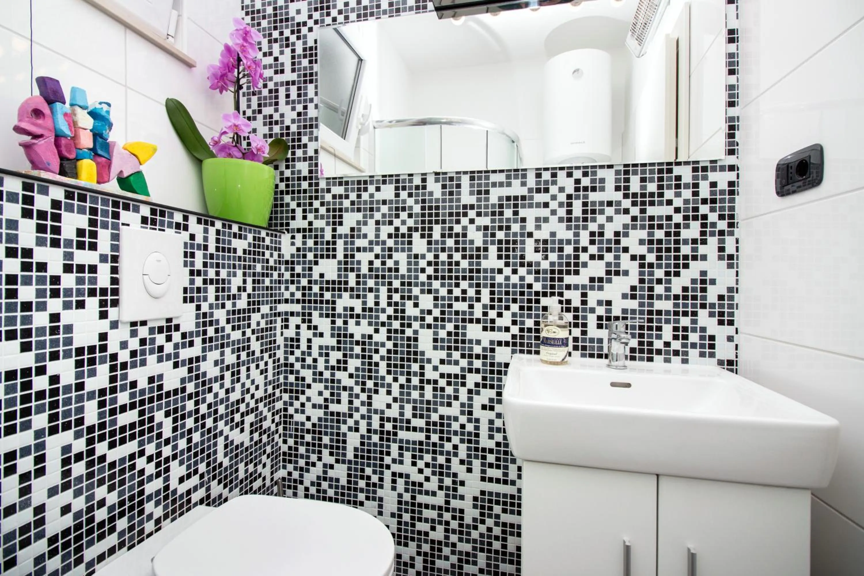 Bathroom in Apartments Satis