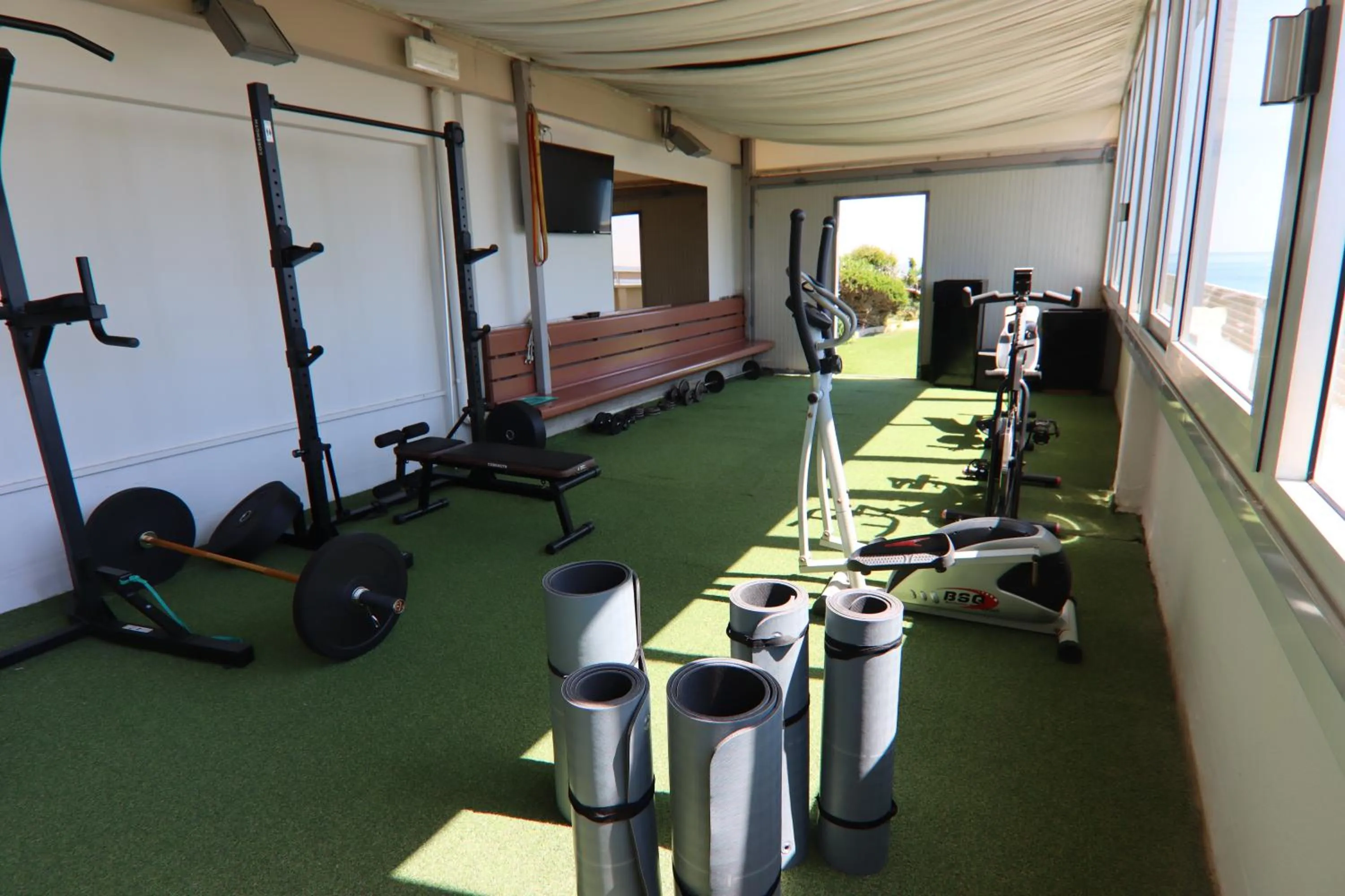 Fitness centre/facilities in Hotel Derby