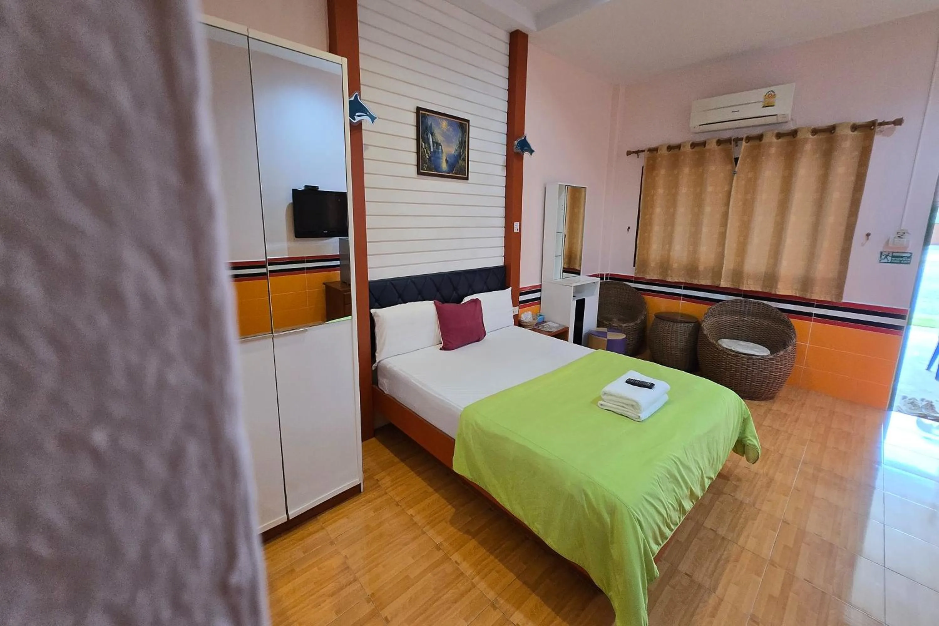 Bed in KhiangLe Resort 1