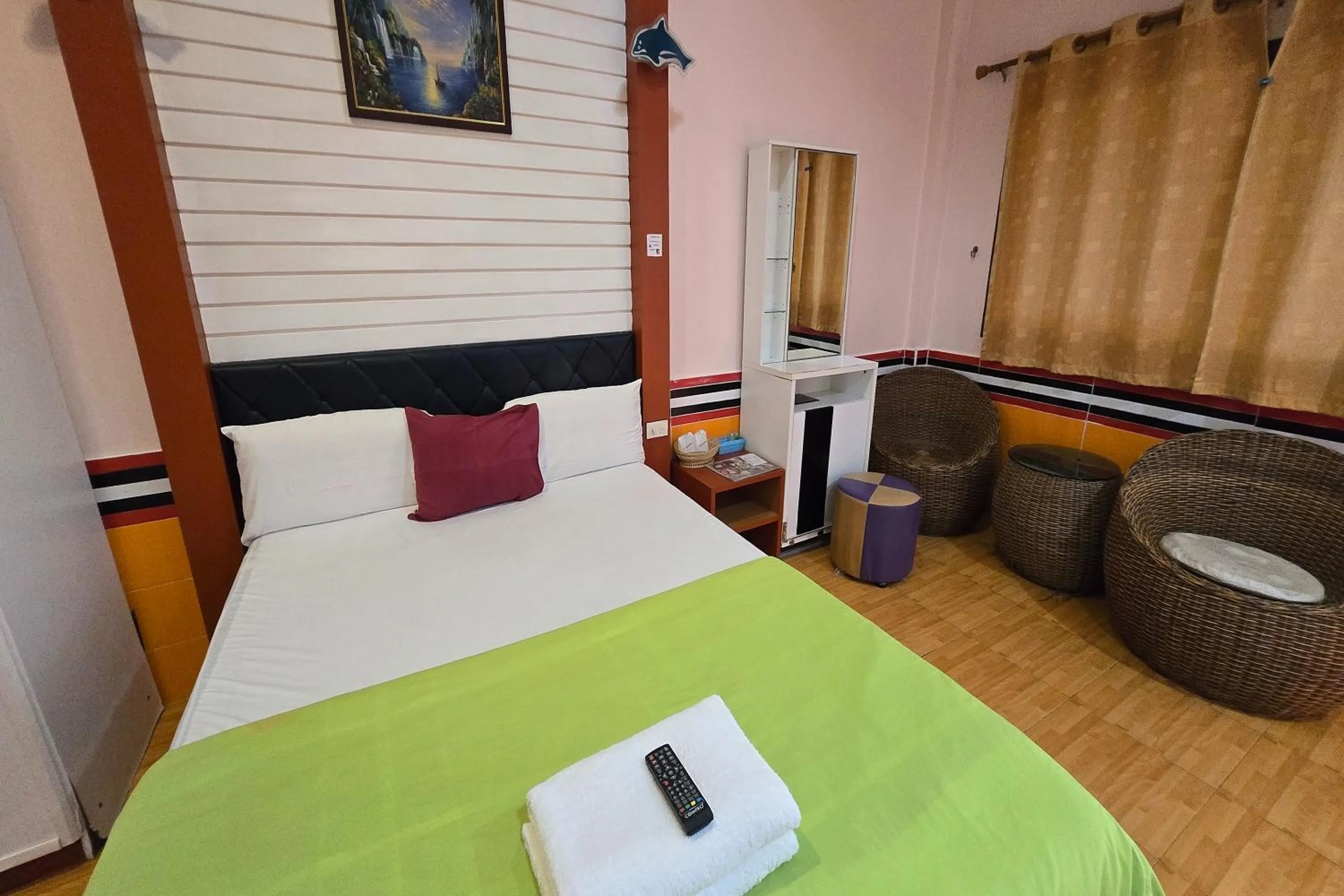 Bed in KhiangLe Resort 1