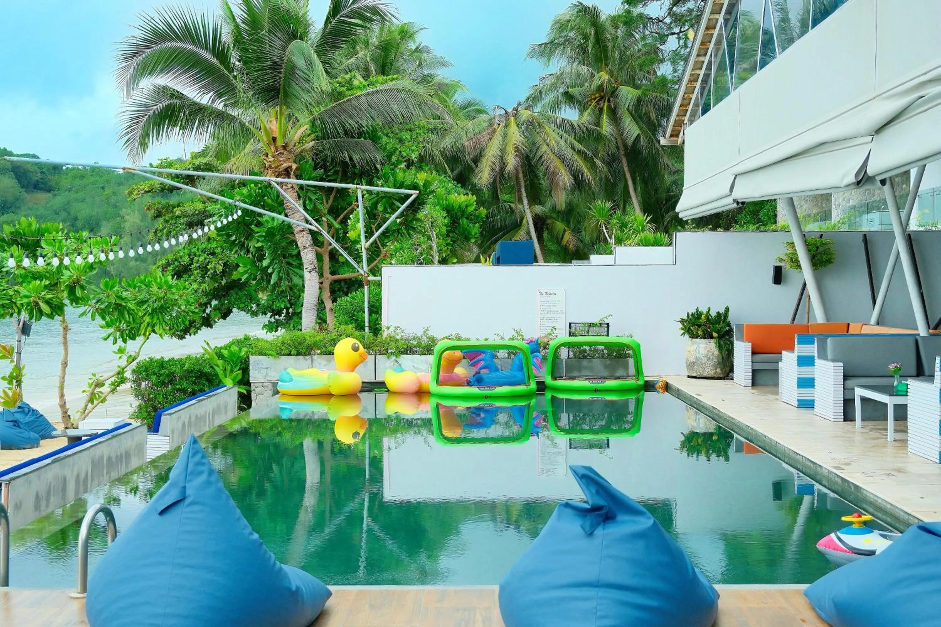 Pool view in Phuket Moonlit Bay Seaview Resort & Spa