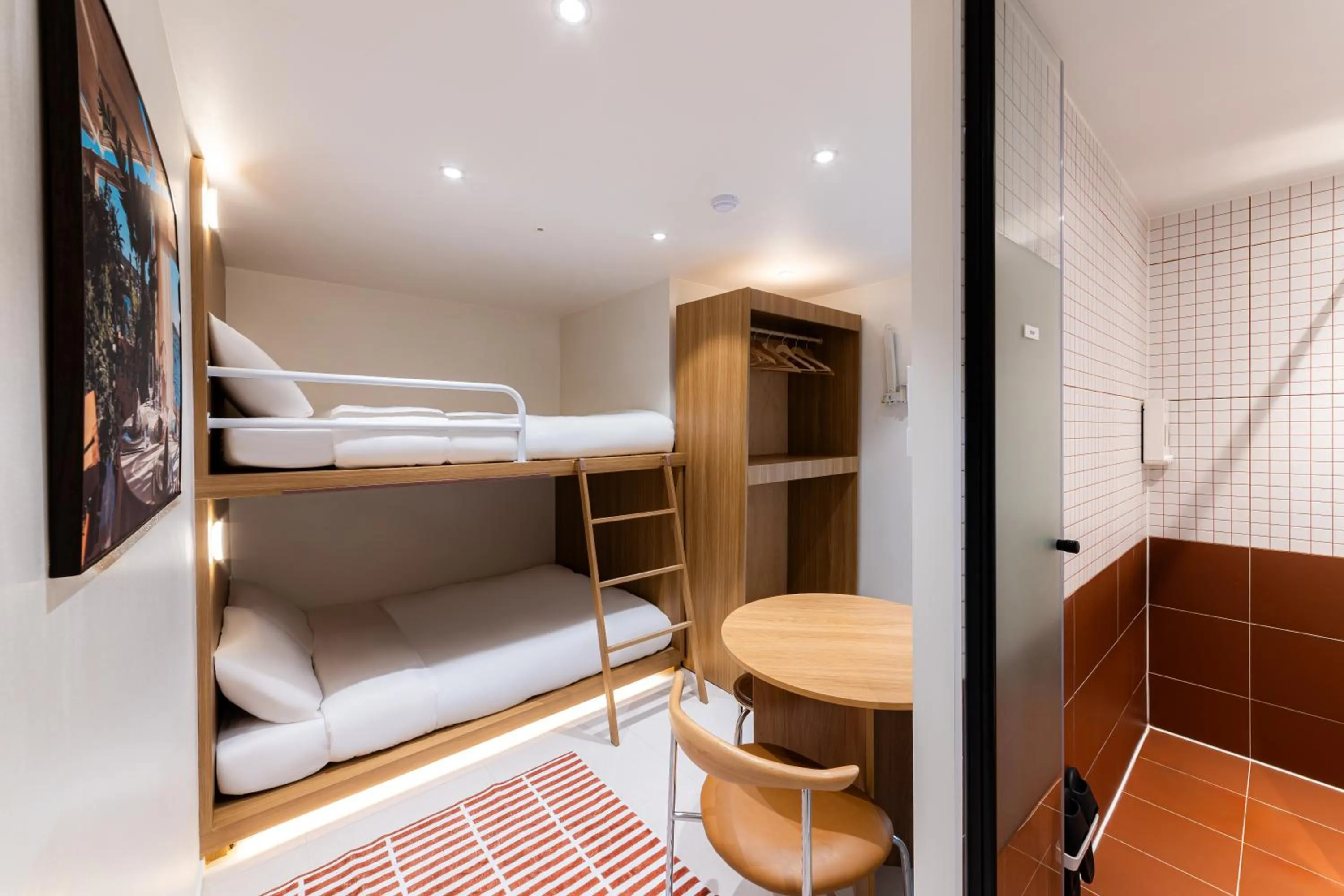 Bedroom, Bed in Slowon Hongdae