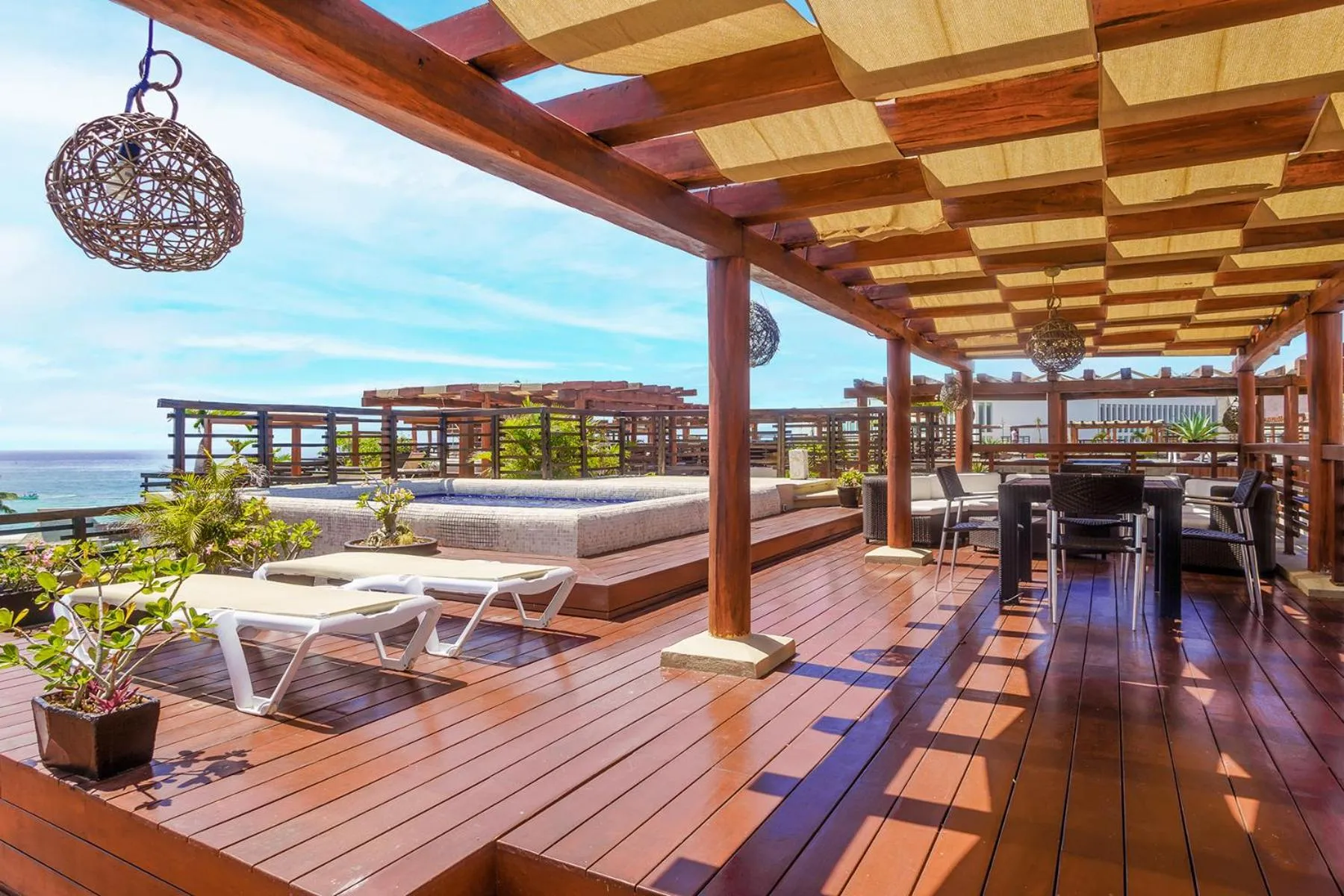 Patio in Aldea Thai by Stella Rentals