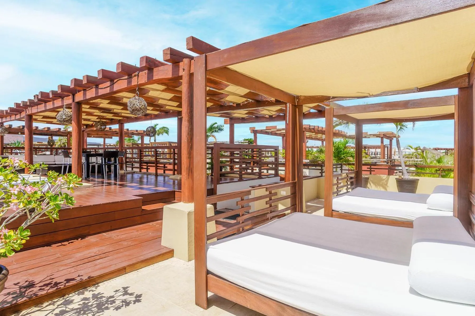Patio, Bed in Aldea Thai by Stella Rentals