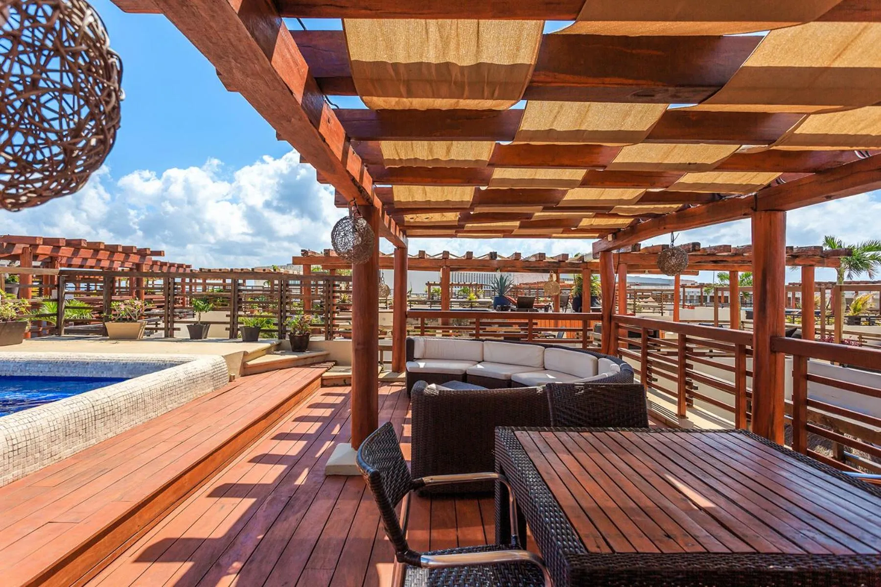 Patio in Aldea Thai by Stella Rentals