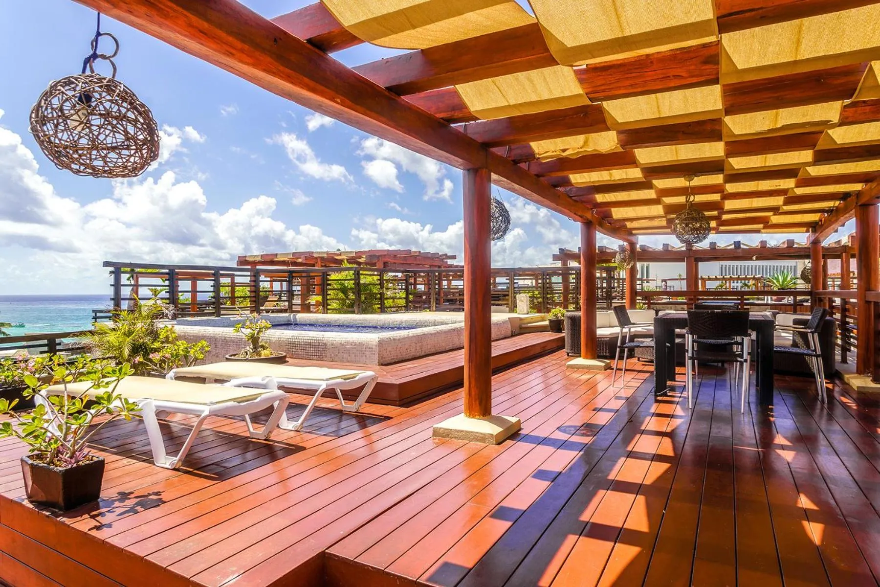 Patio in Aldea Thai by Stella Rentals