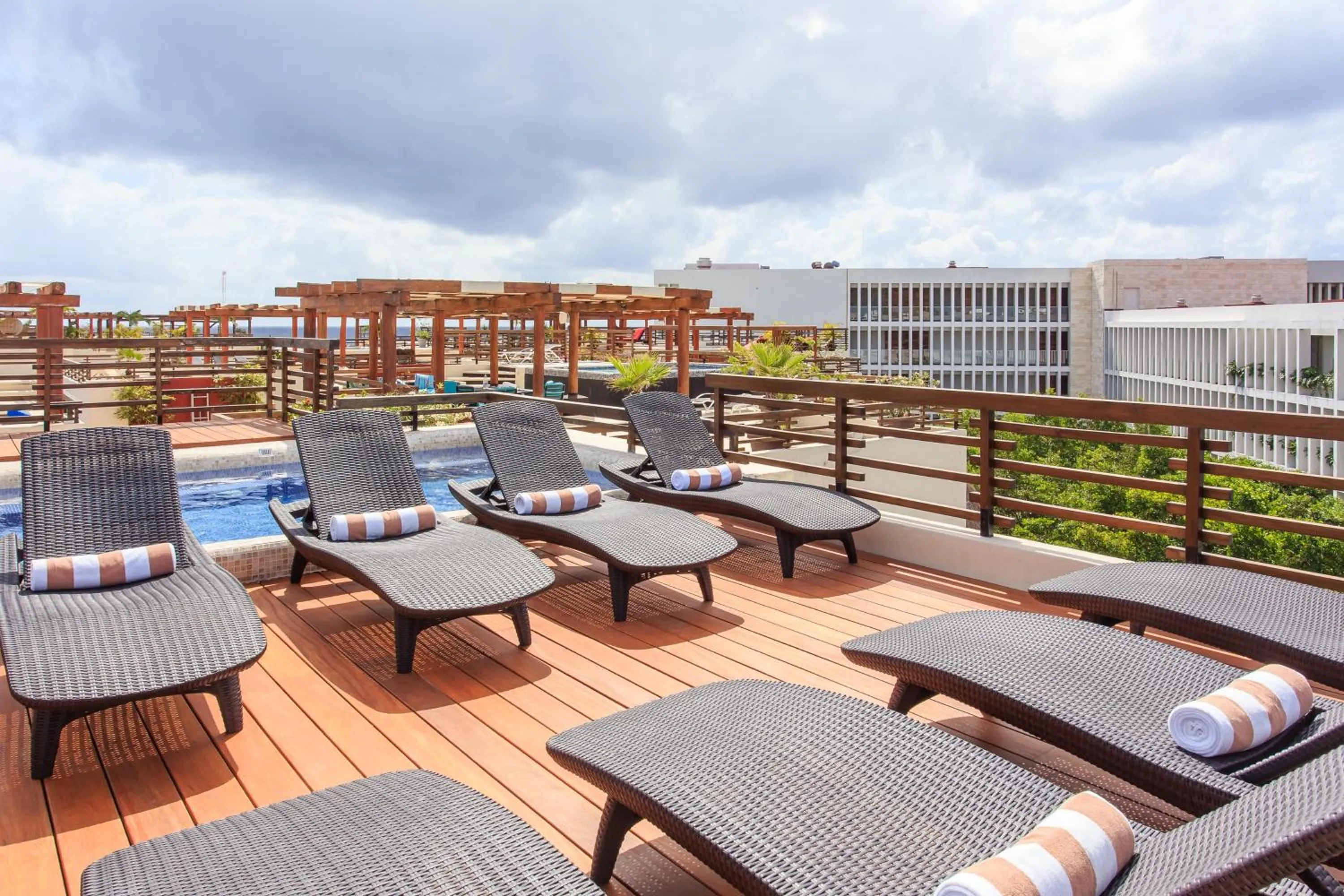 Patio in Aldea Thai by Stella Rentals