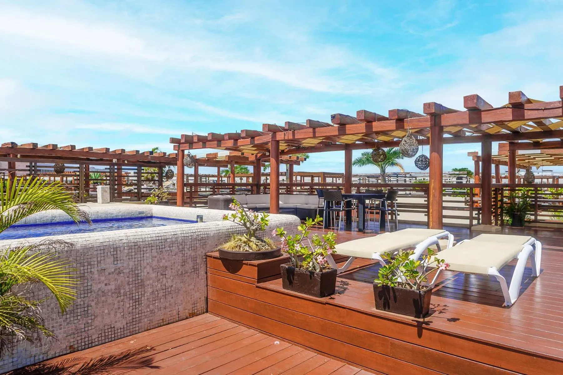 Patio in Aldea Thai by Stella Rentals