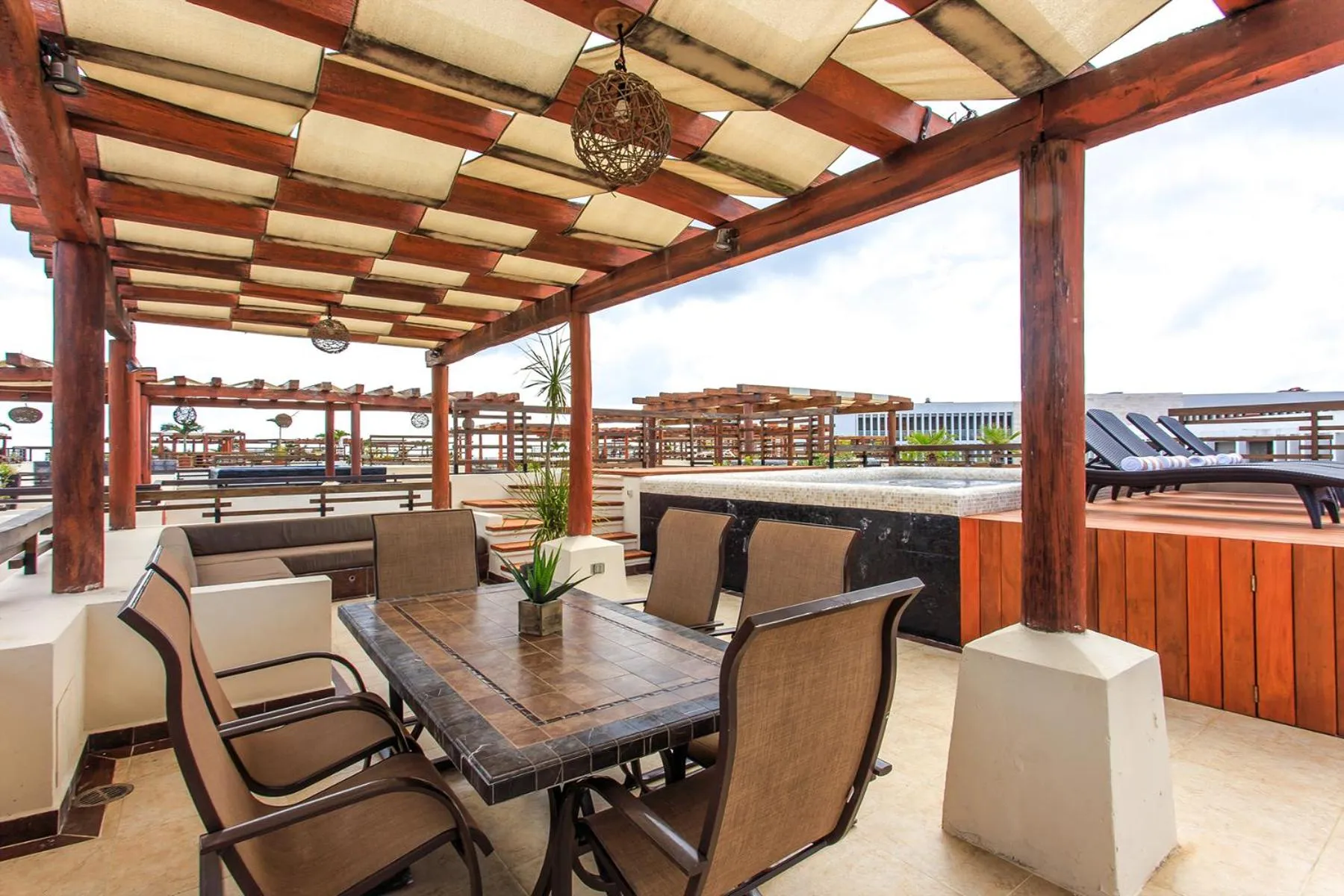 Patio in Aldea Thai by Stella Rentals