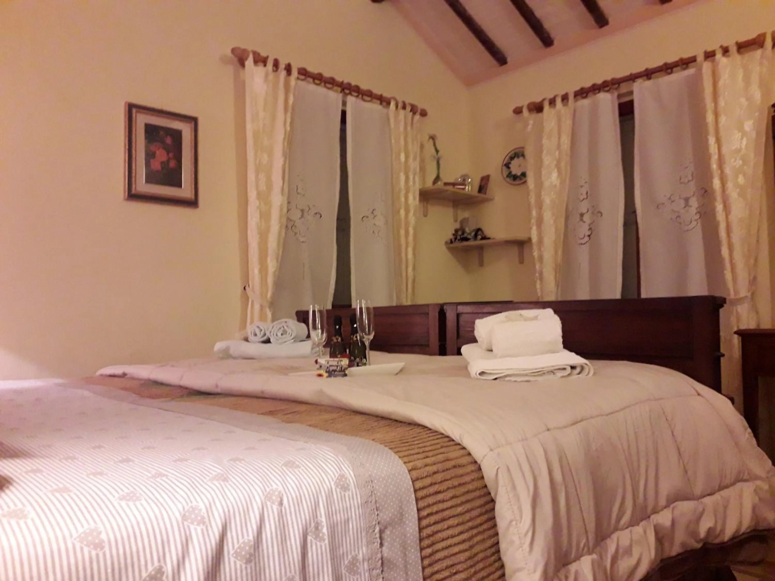 View (from property/room), Bed in B&B Il Giardino
