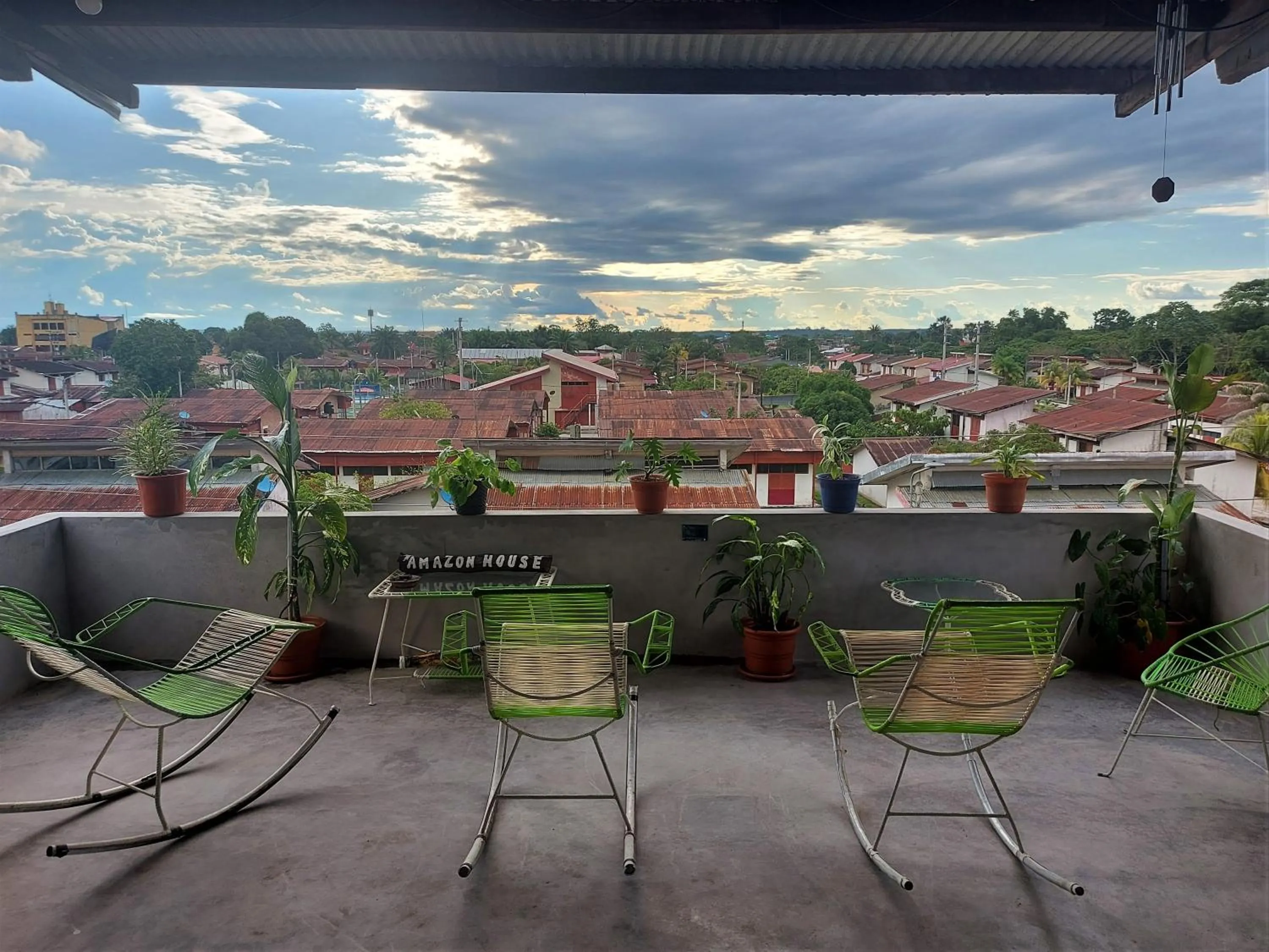 Balcony/Terrace in Amazon House Hostel