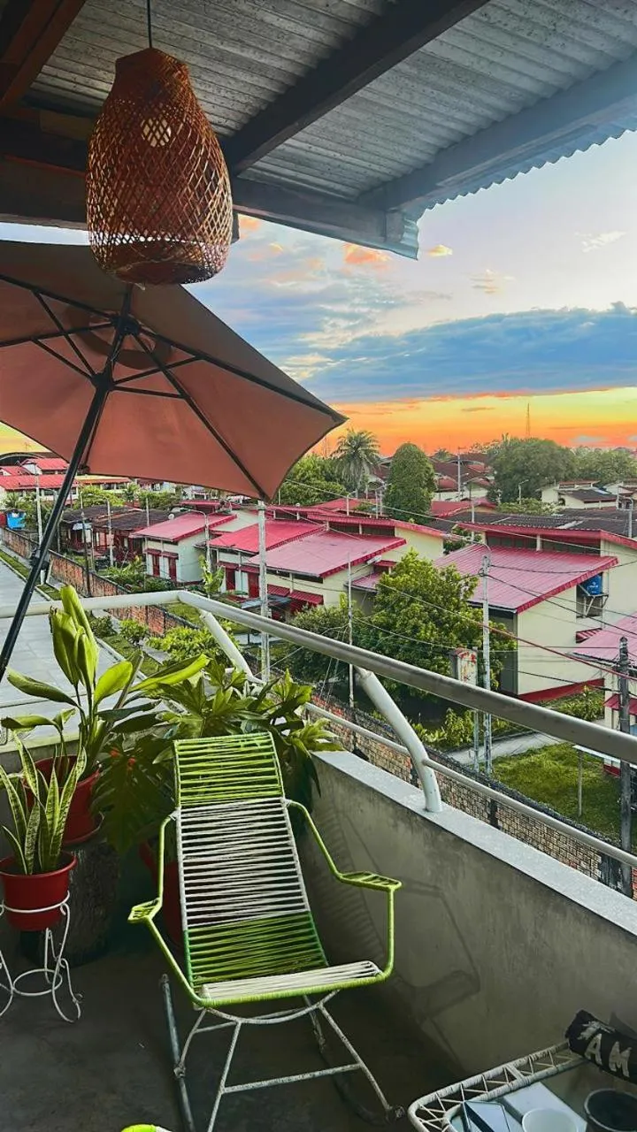 Balcony/Terrace in Amazon House Hostel