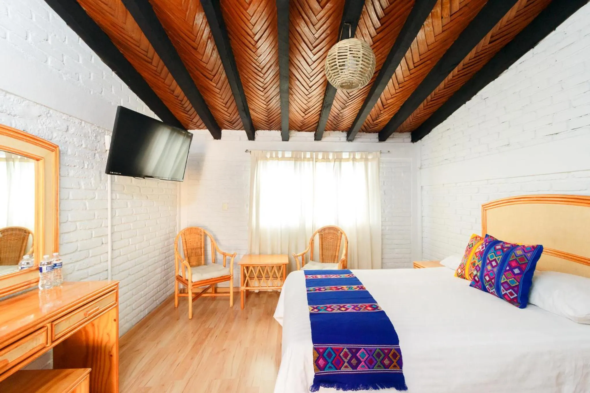 Photo of the whole room, Bed in Hotel Hacienda Montesinos