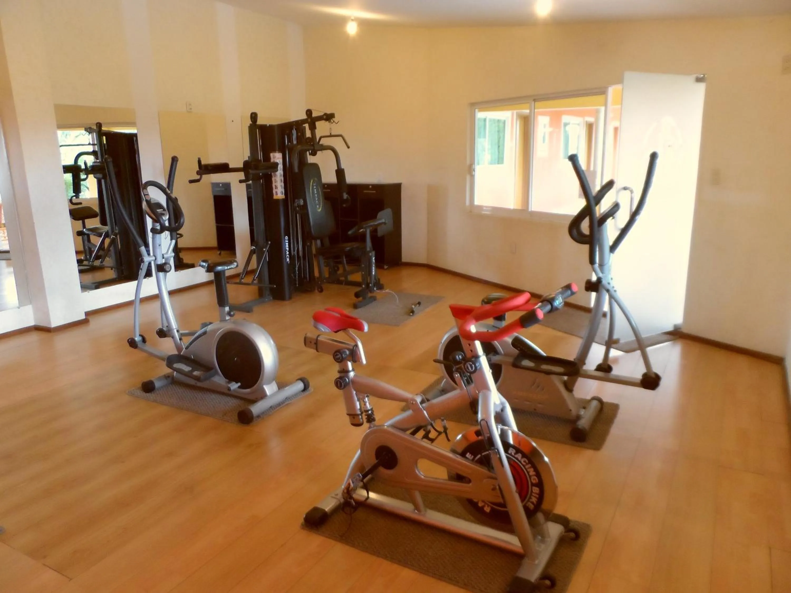 Fitness centre/facilities in Hotel Hacienda Montesinos