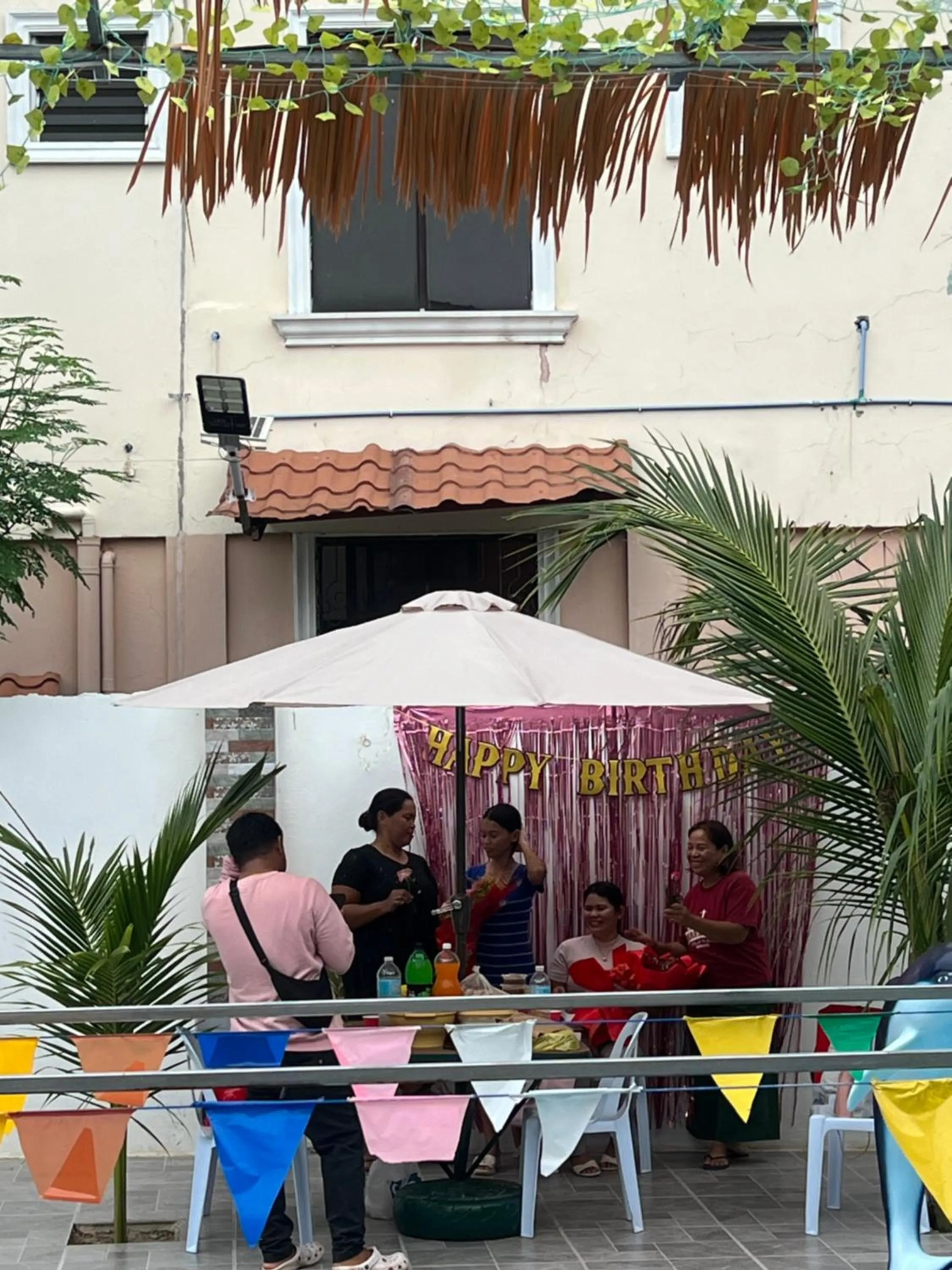 Patio in AOSMECPoolCamp Hotel