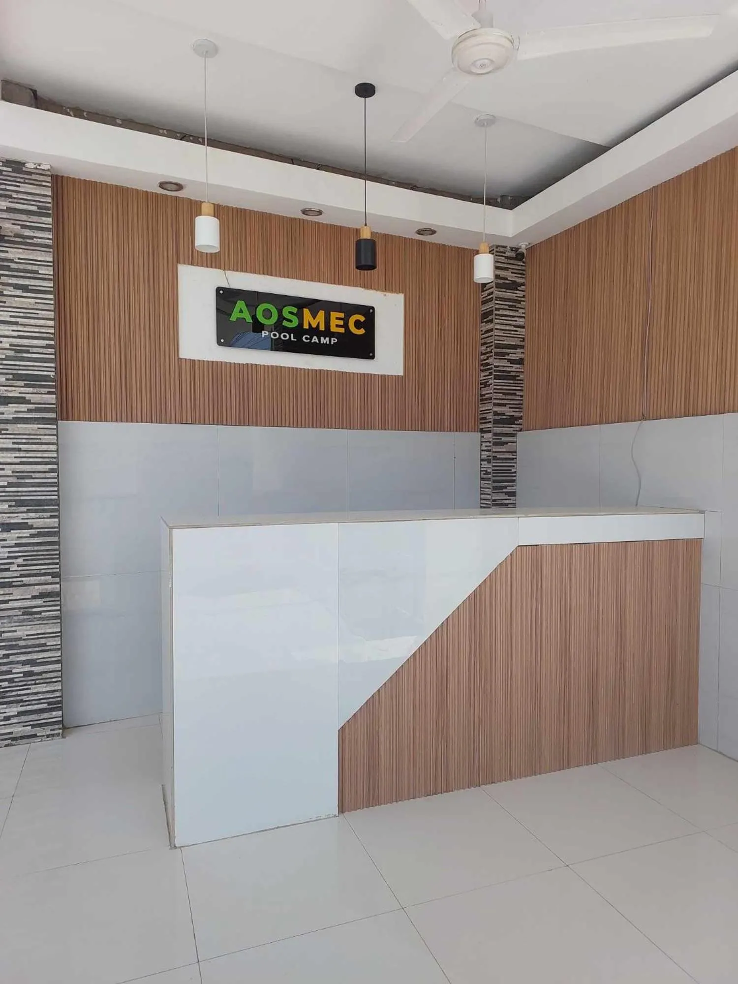 Lobby or reception in AOSMECPoolCamp Hotel