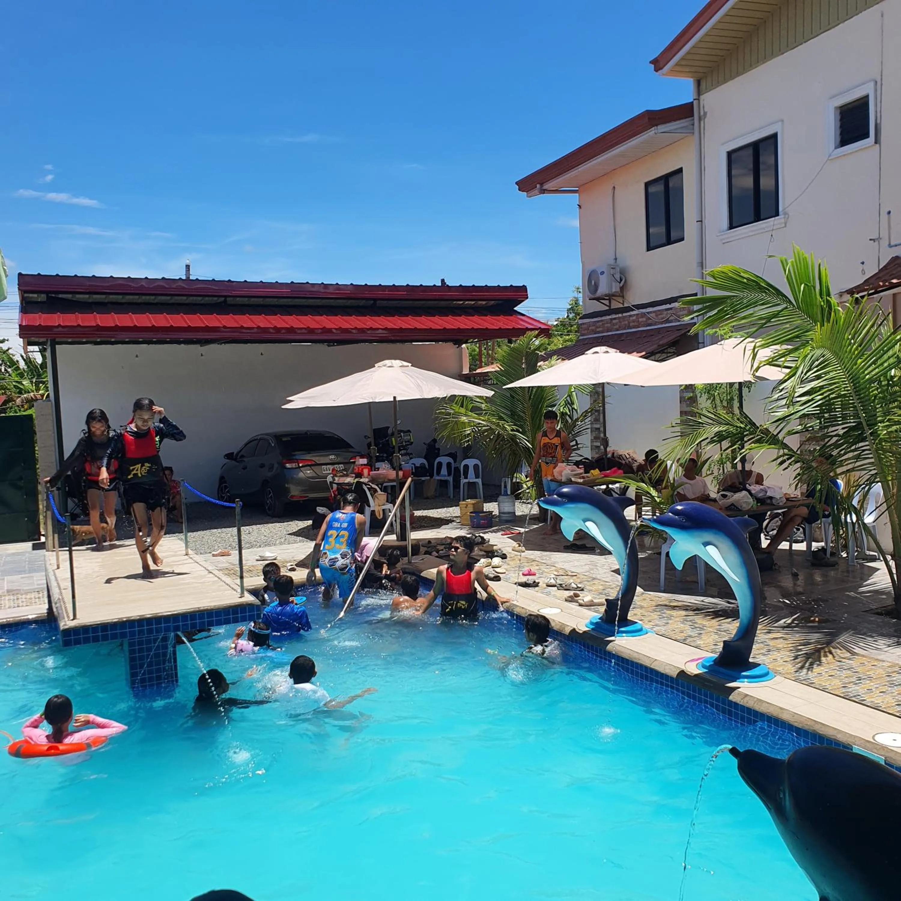 Property building in AOSMECPoolCamp Hotel