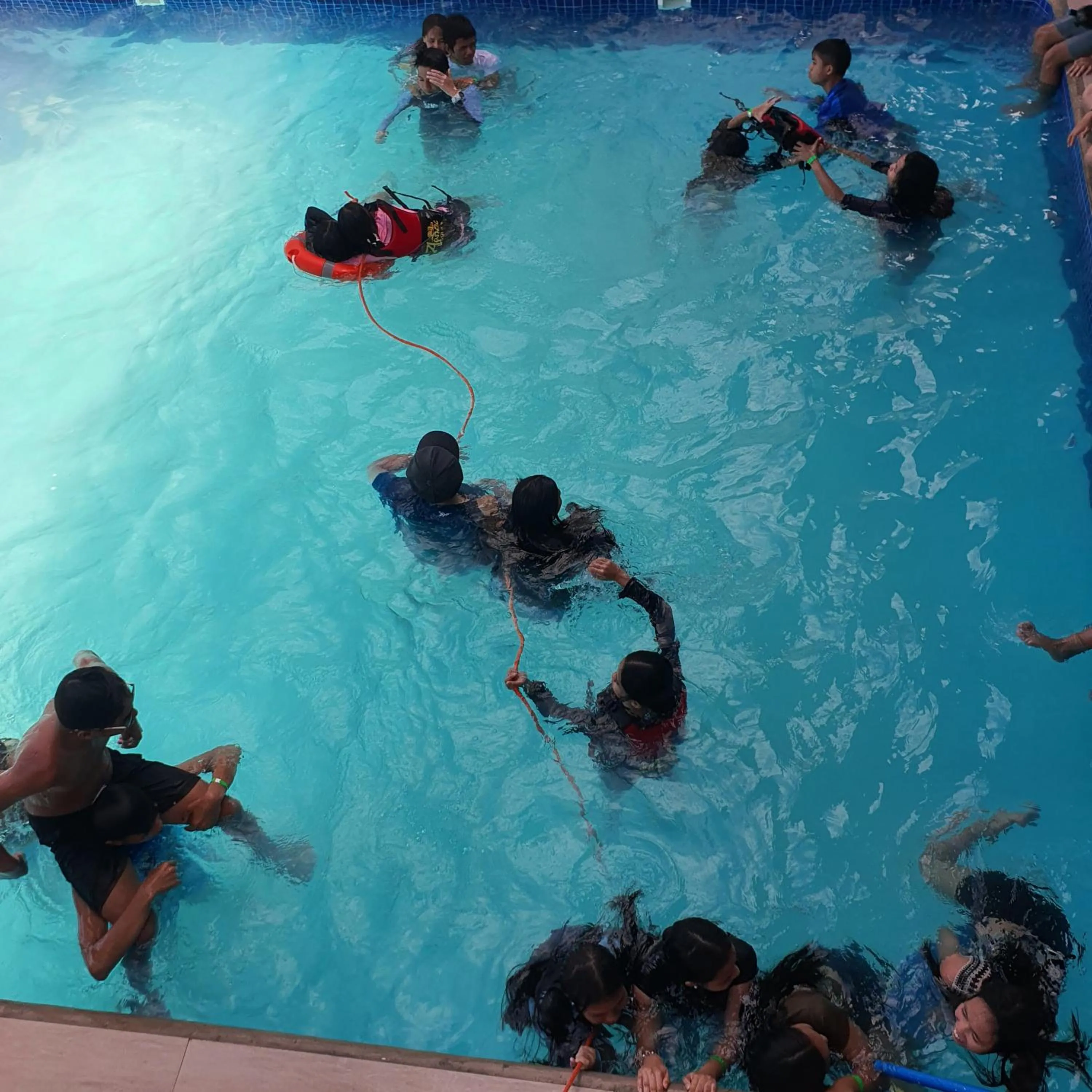 Property building in AOSMECPoolCamp Hotel