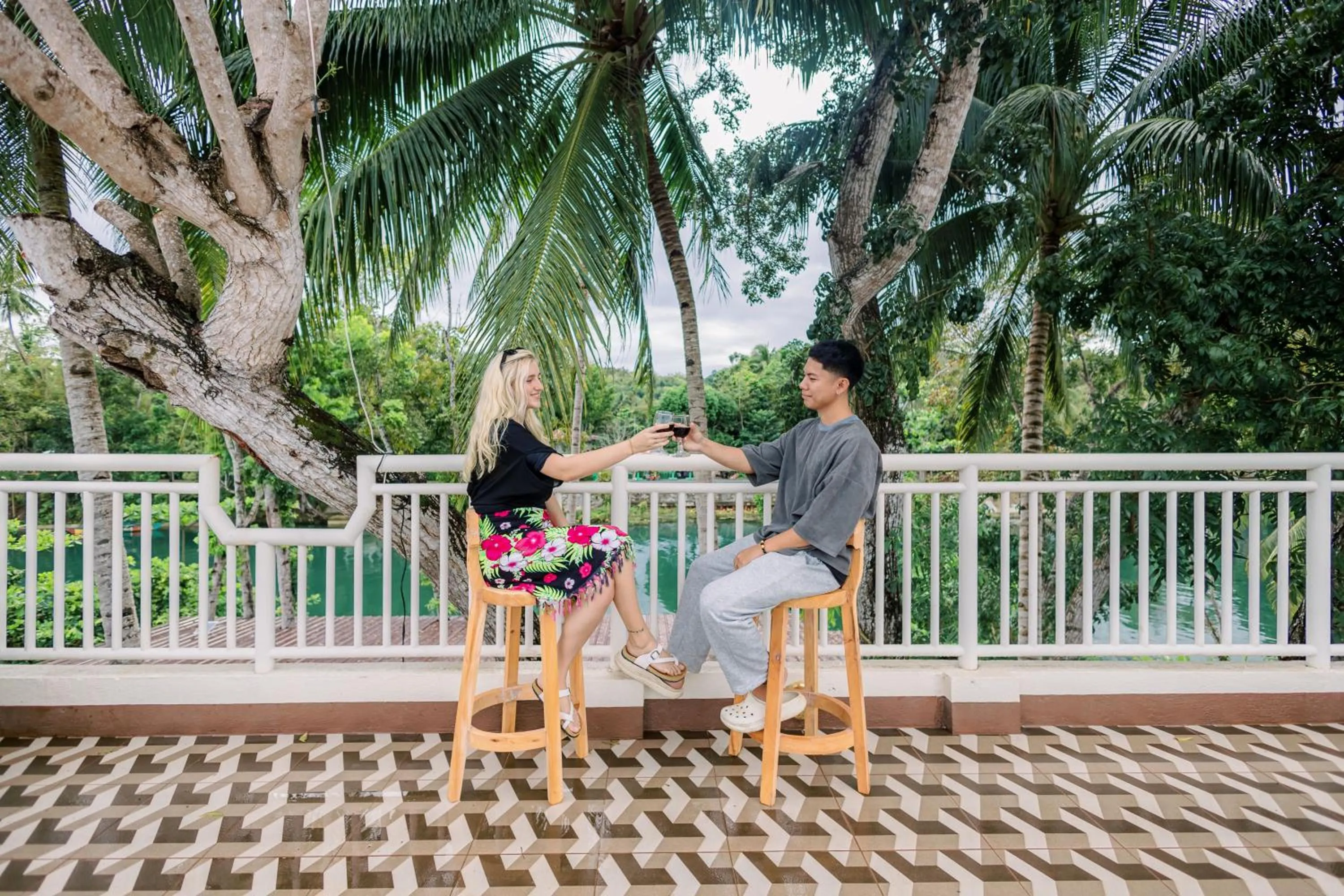 River view in Loboc Riverside Inn & Restaurant