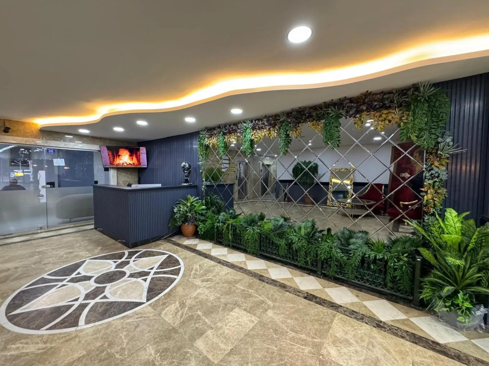 Lobby or reception in Trio Palace