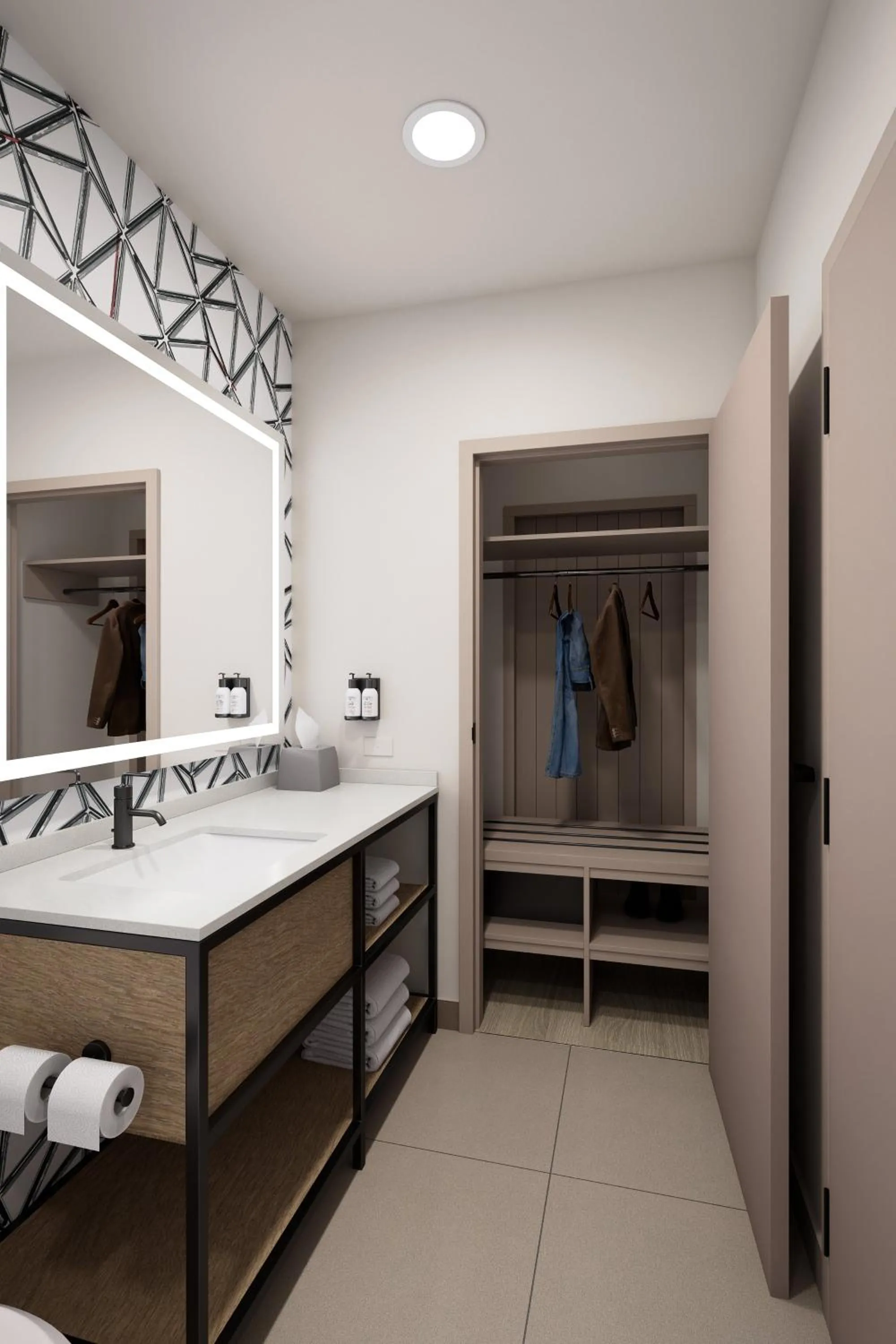 Bathroom in Atwell Suites Belgrade - Bozeman Airport by IHG