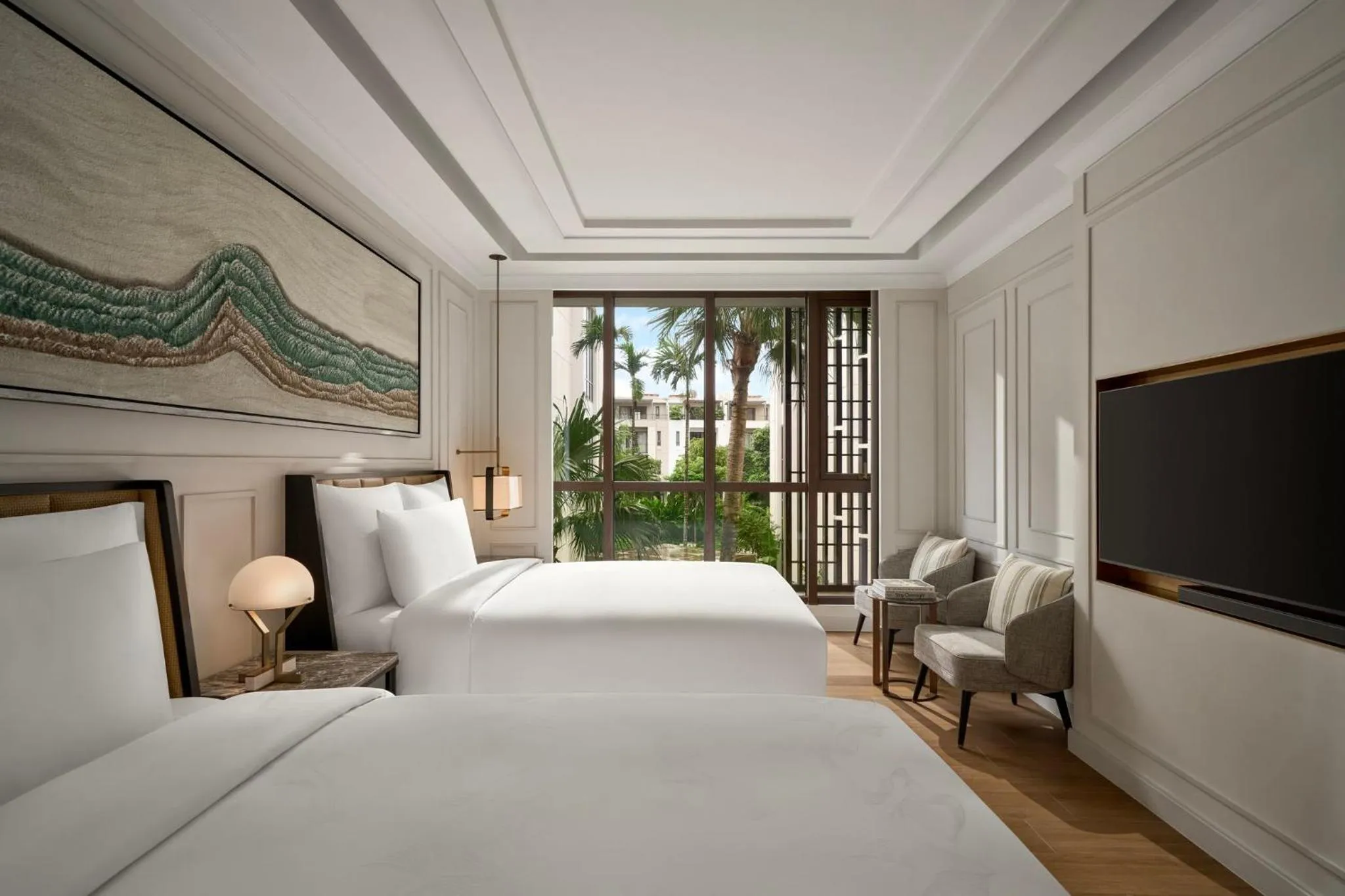 Photo of the whole room, Bed in InterContinental Halong Bay Resort by IHG