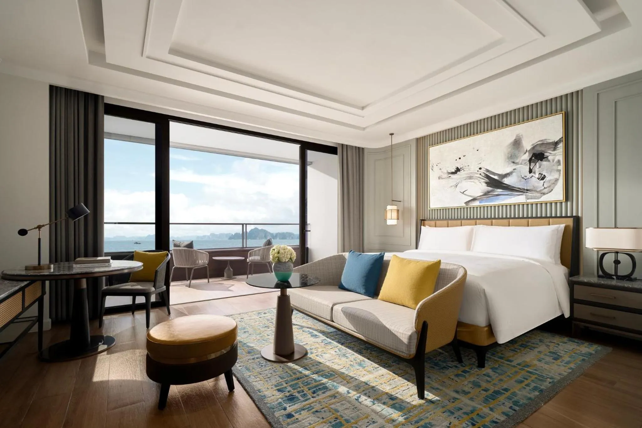 Photo of the whole room, Bed in InterContinental Halong Bay Resort by IHG