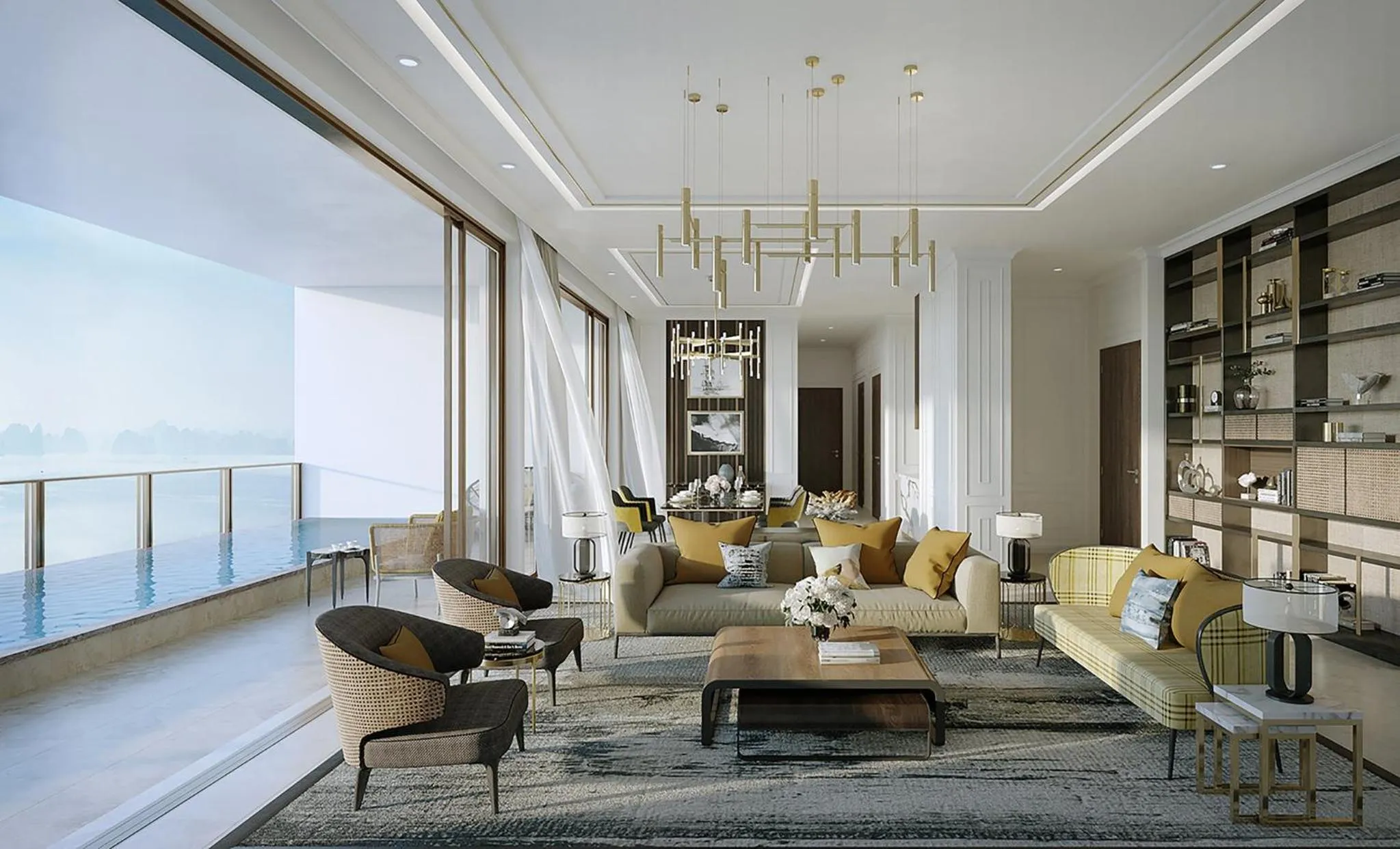 Photo of the whole room in InterContinental Halong Bay Resort by IHG