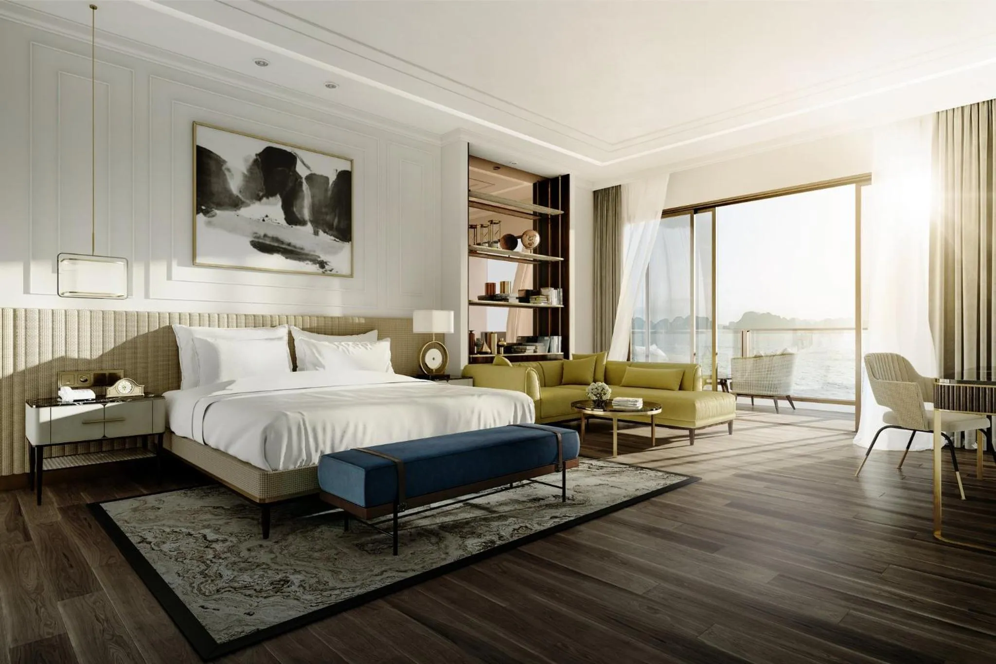 Photo of the whole room, Bed in InterContinental Halong Bay Resort by IHG