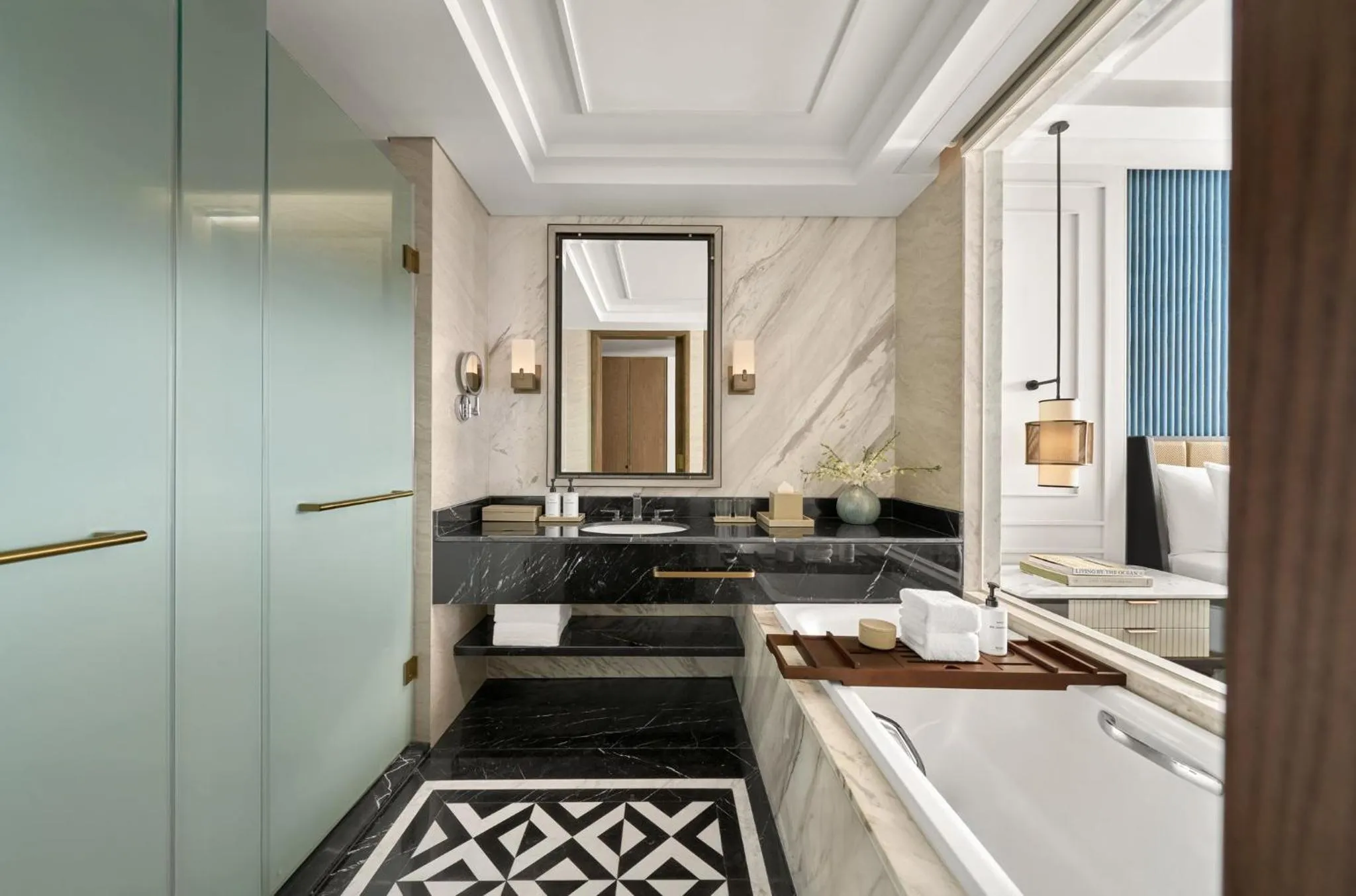 Bathroom in InterContinental Halong Bay Resort by IHG