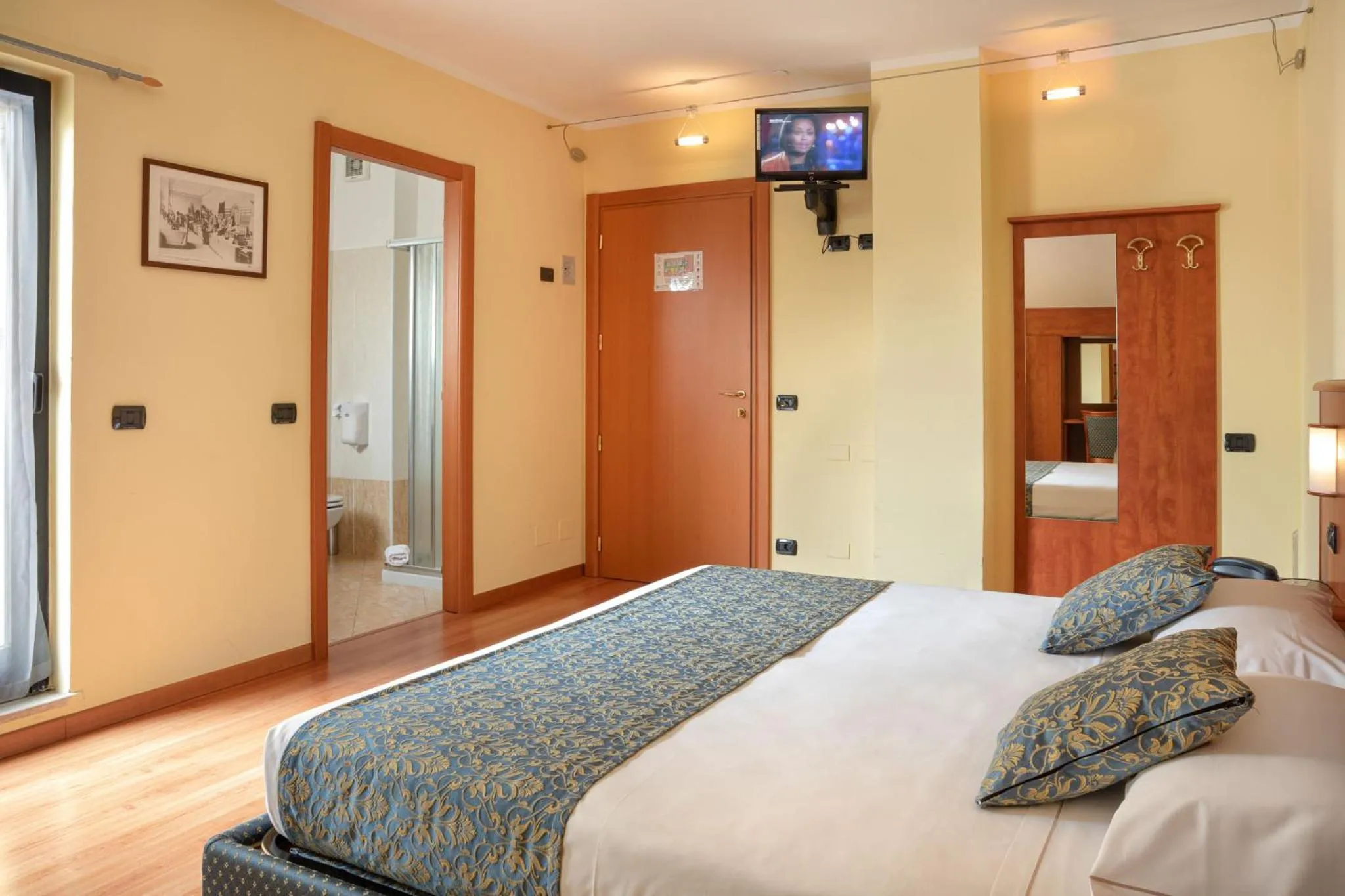 Bed in Hotel Postumia