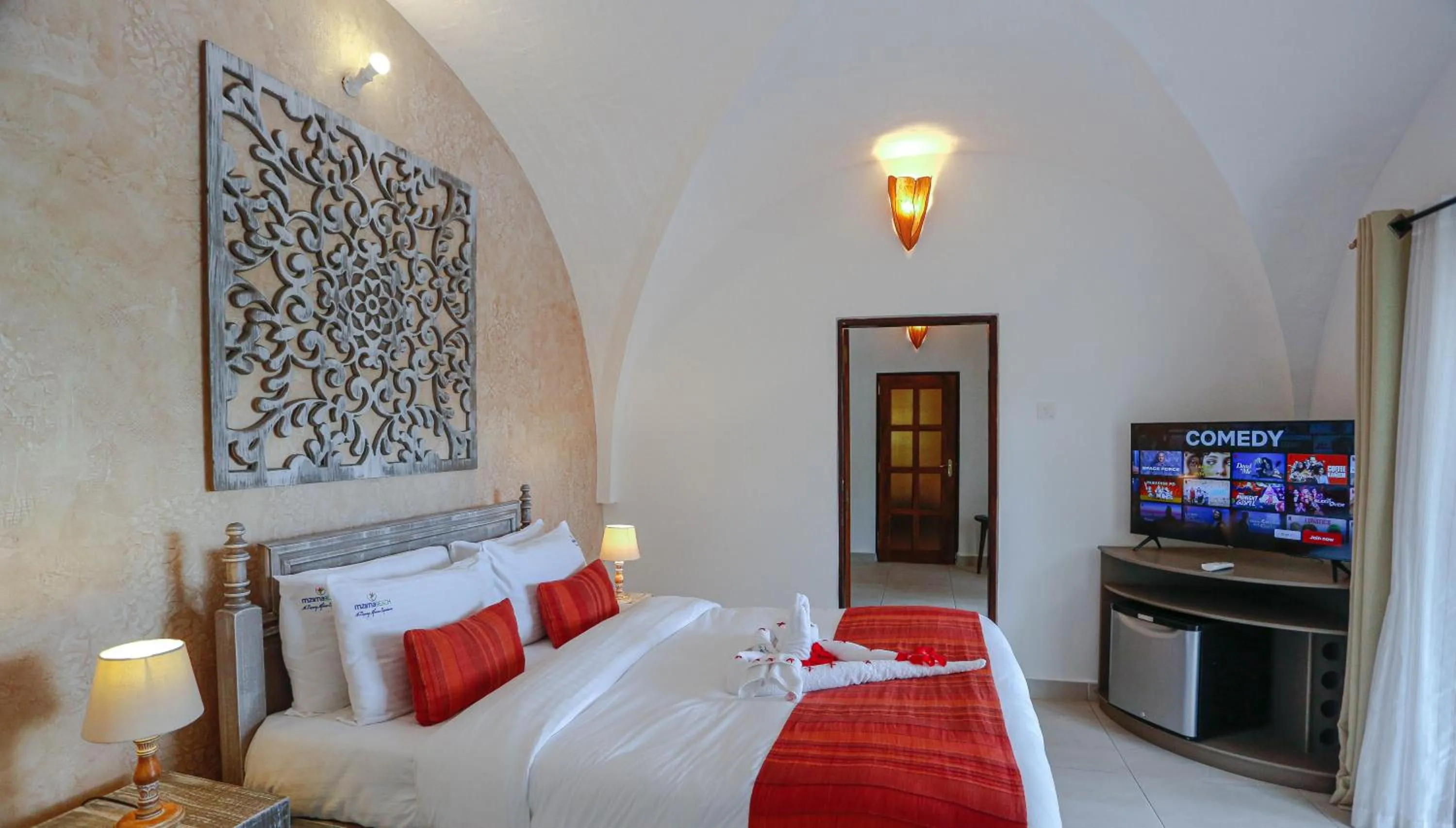 Bedroom, Bed in Mzima Beach Residences - Diani Beach
