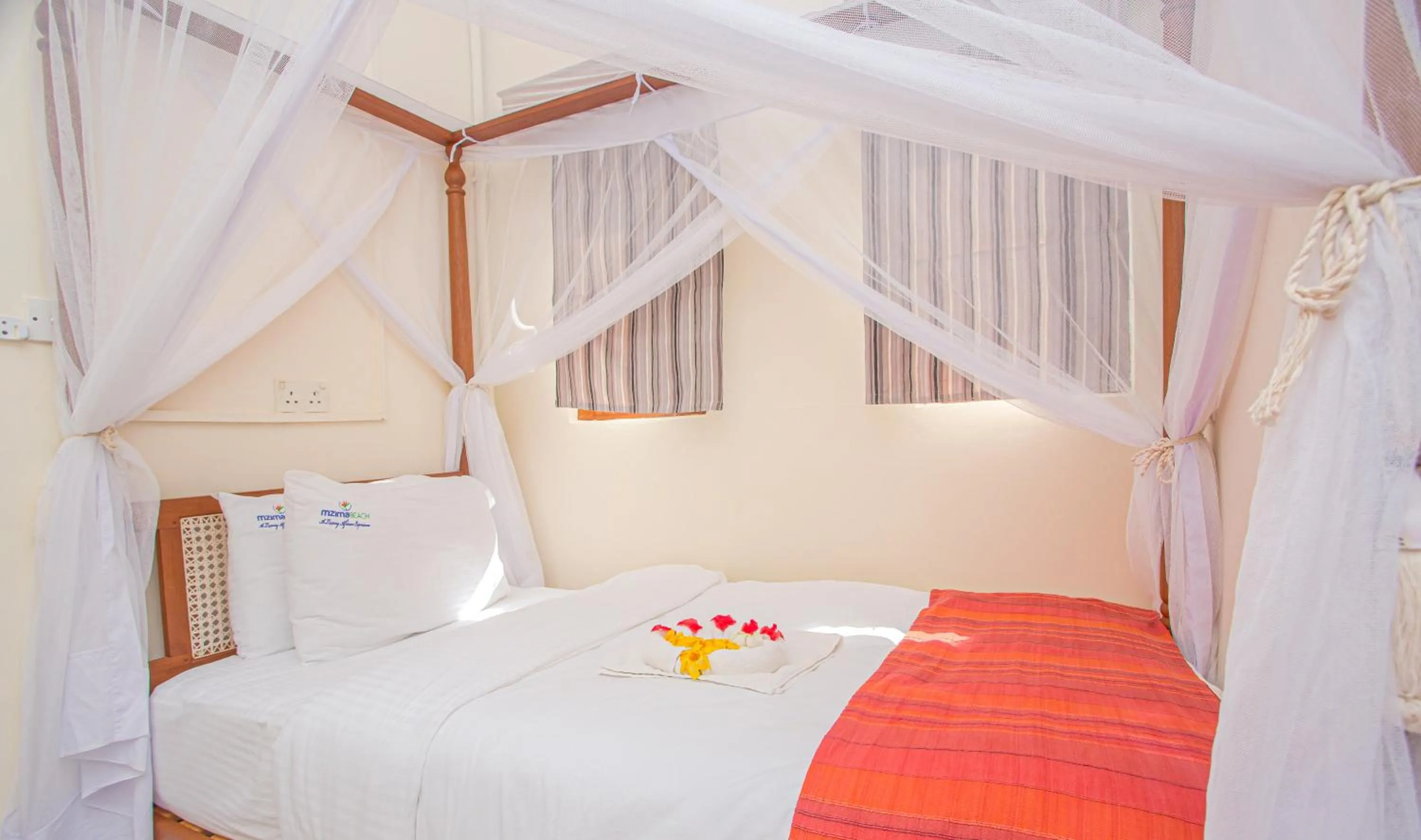 Bedroom, Bed in Mzima Beach Residences - Diani Beach