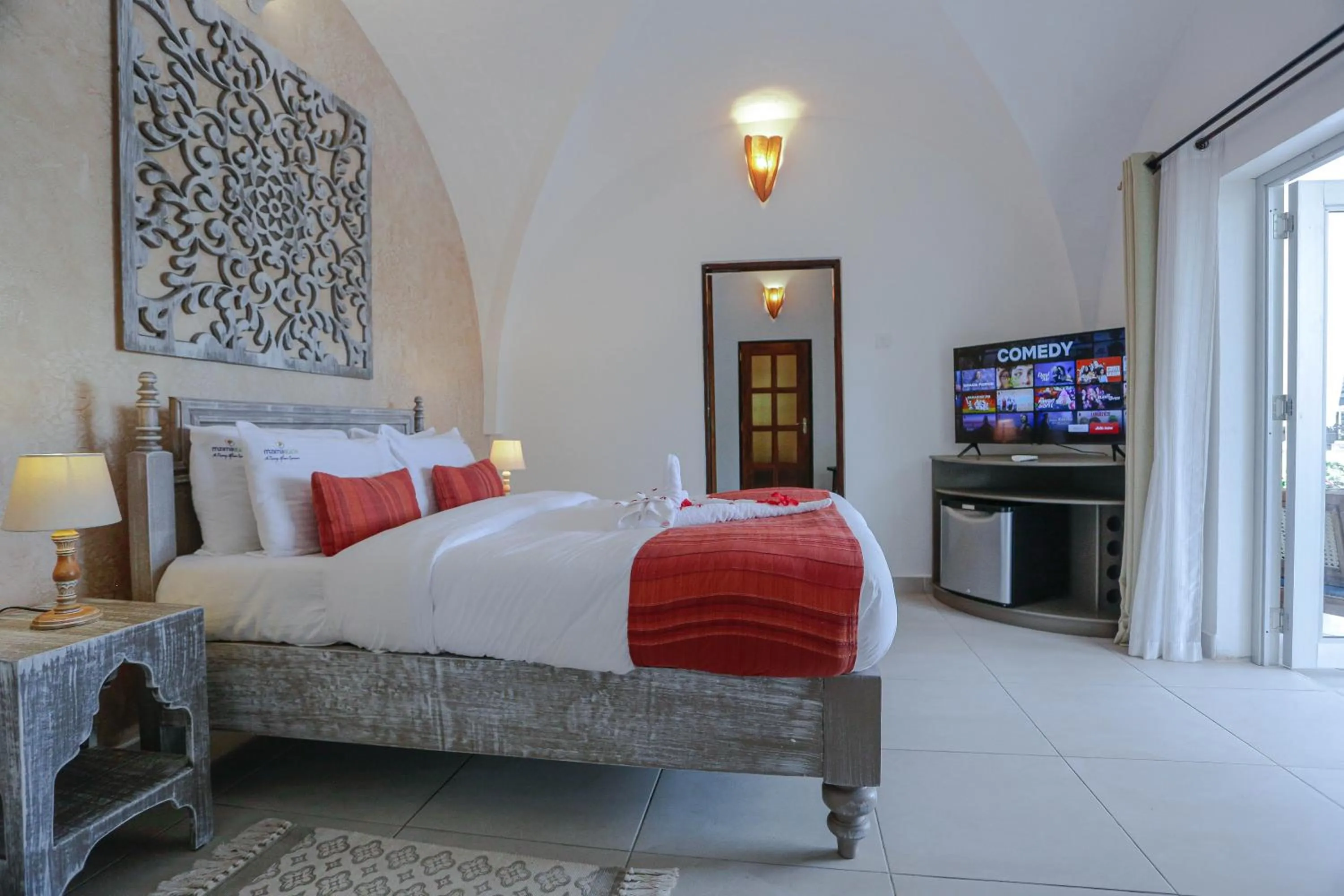 Bedroom, Bed in Mzima Beach Residences - Diani Beach