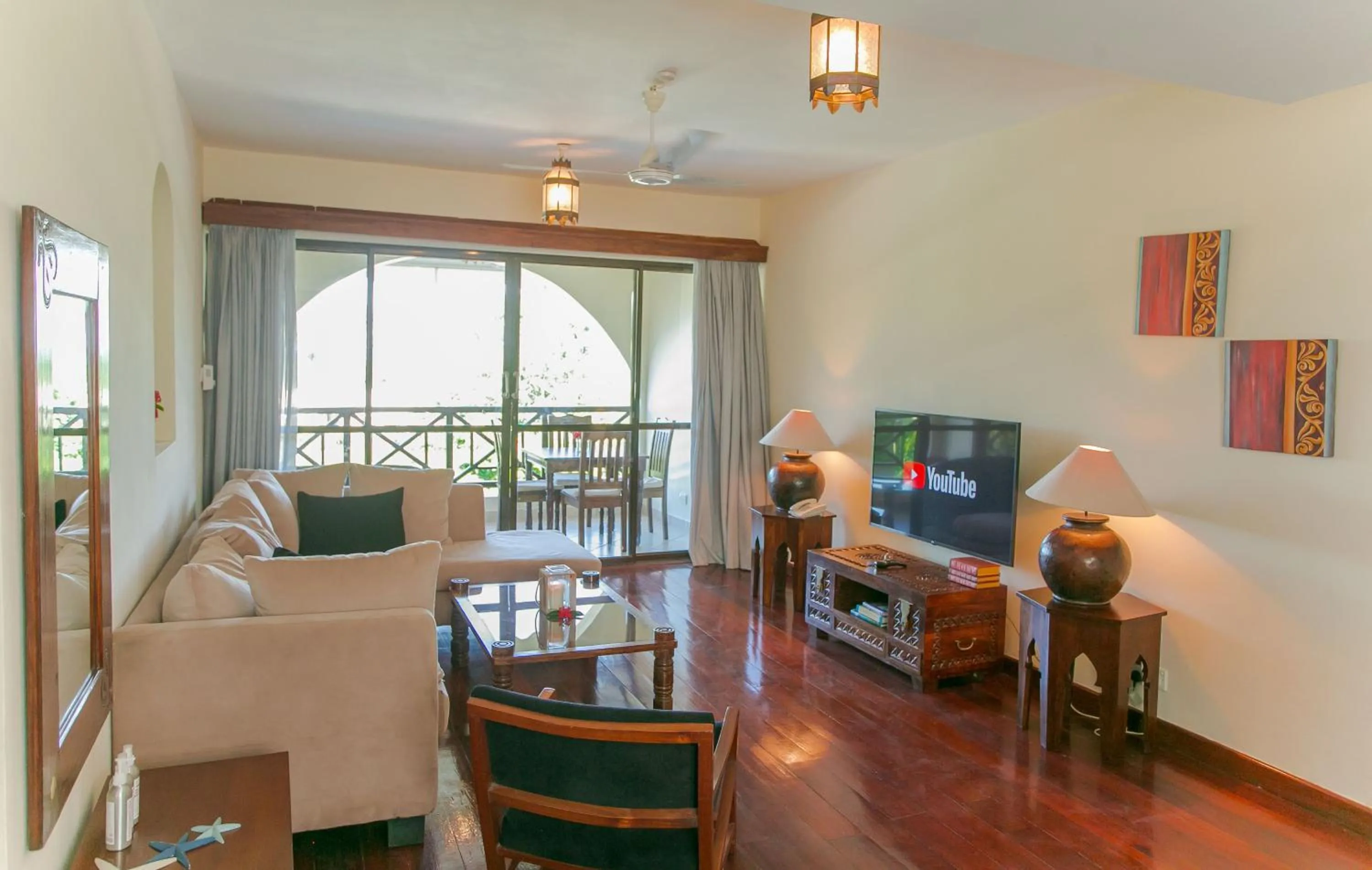 Seating area in Mzima Beach Residences - Diani Beach