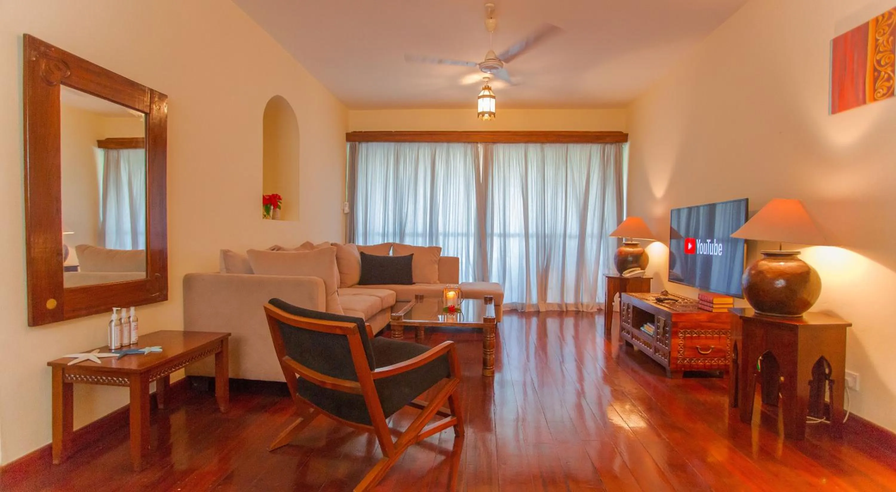 Seating area in Mzima Beach Residences - Diani Beach