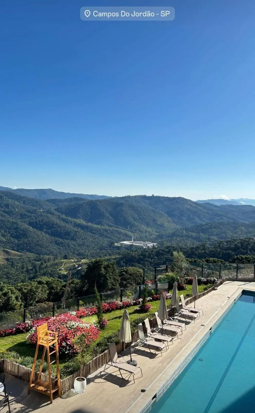 Swimming pool in Gran Paradiso Resort - Campos do Jordão