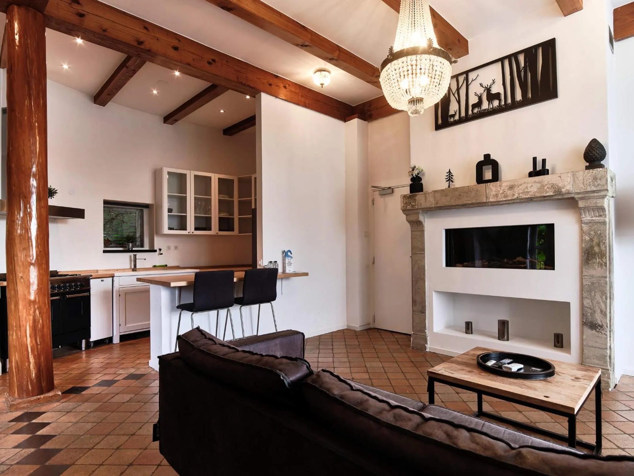 Seating area in Hajé Hotel Restaurant de Lepelaar