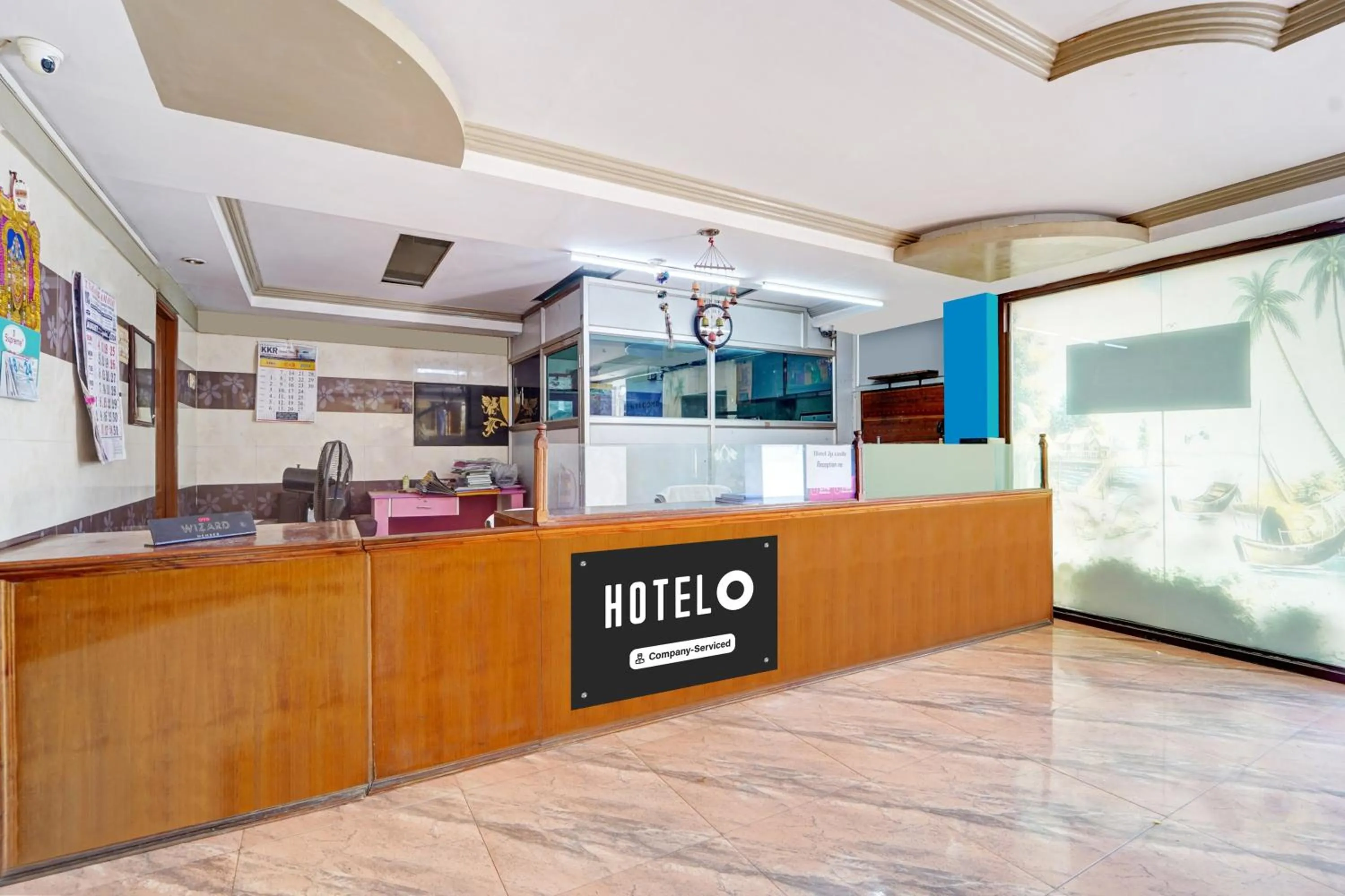Lobby or reception in Super Hotel O Tiruppur Near Railway station