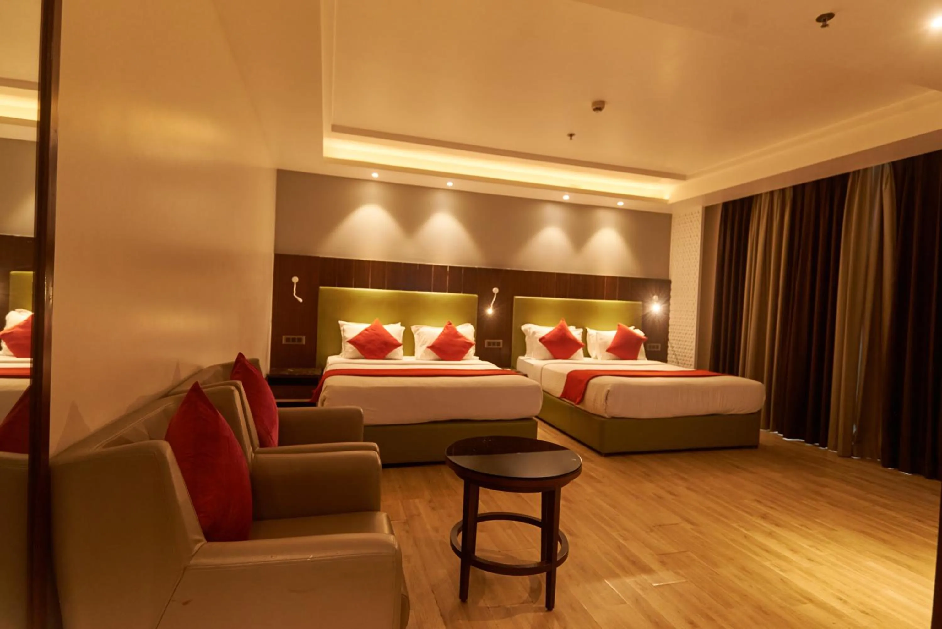 Bed in Tania President Inn